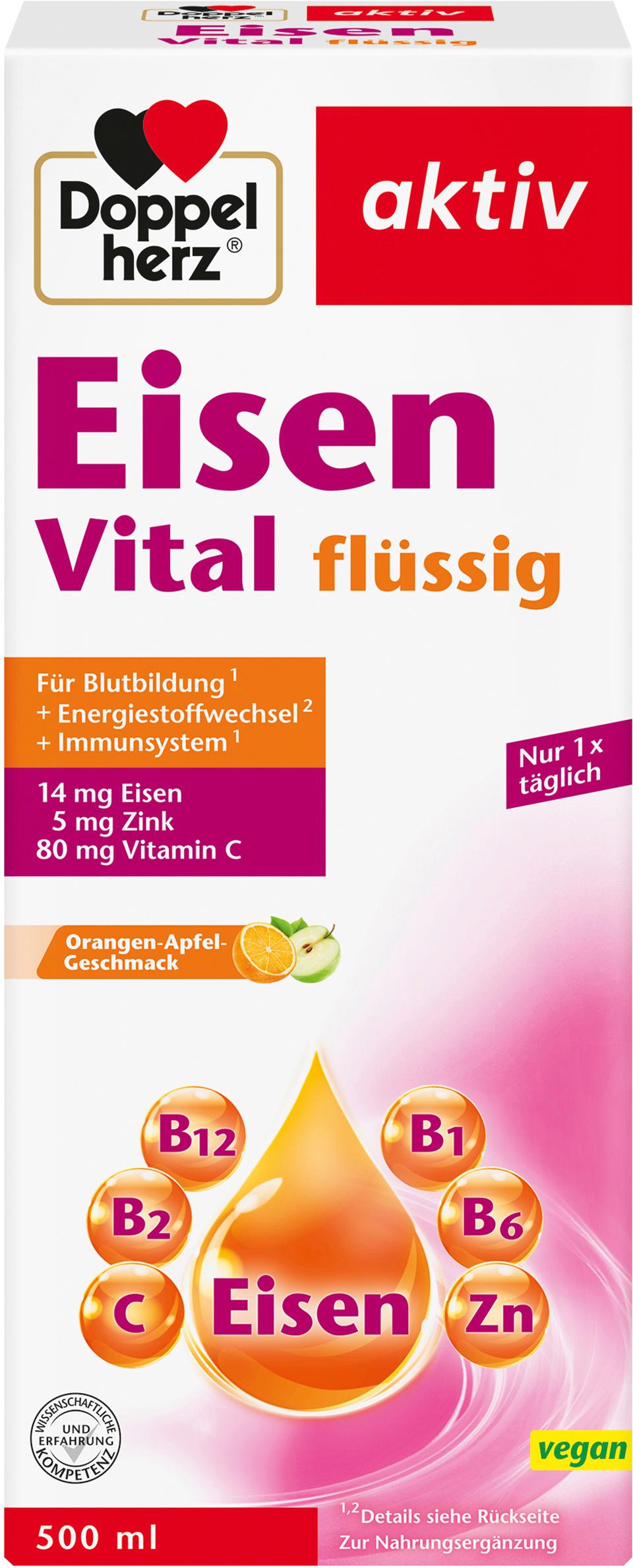 Doppelherz Eisen Vital flüssig 500 ml