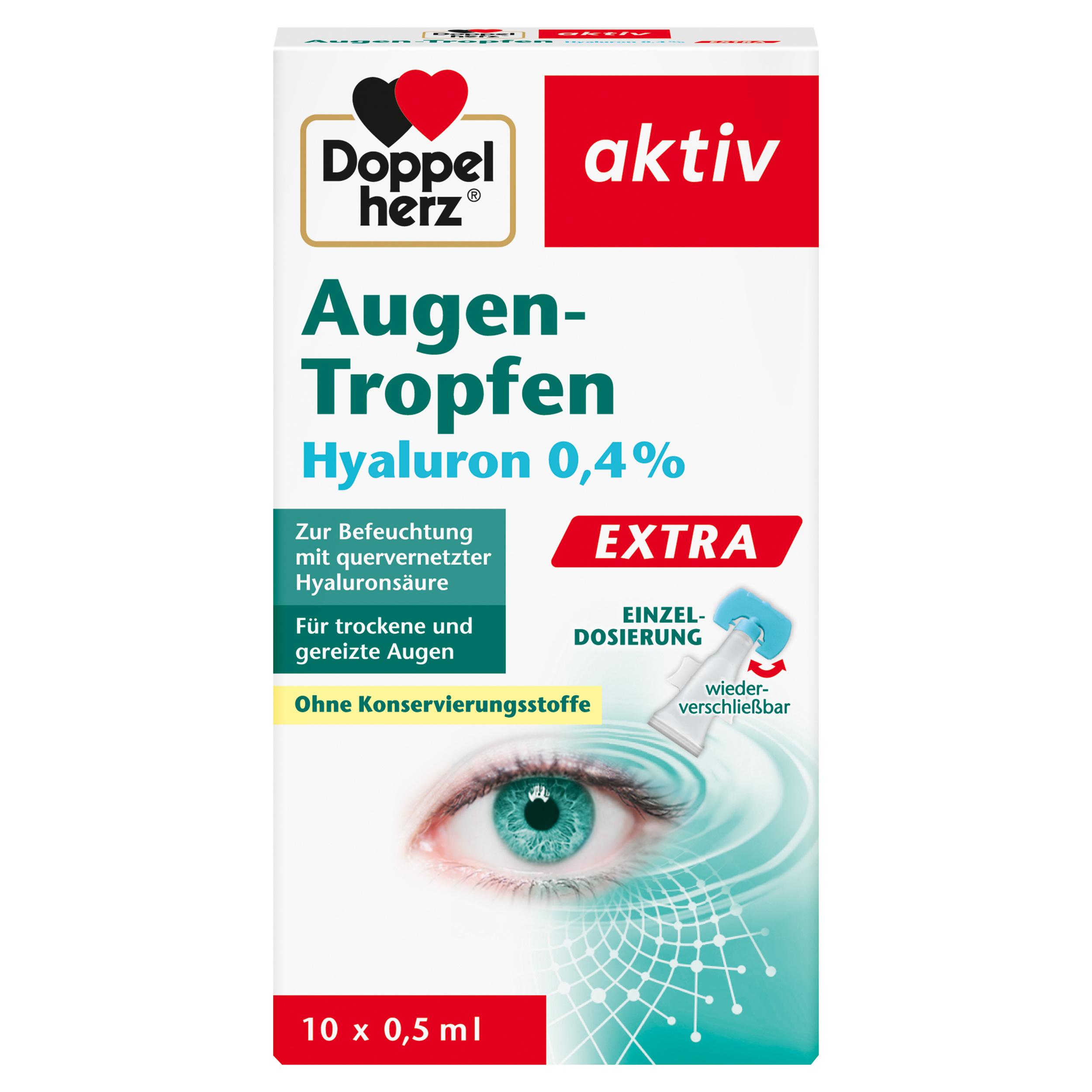 Doppelherz Augen-Tropfen Hyal 0,4%