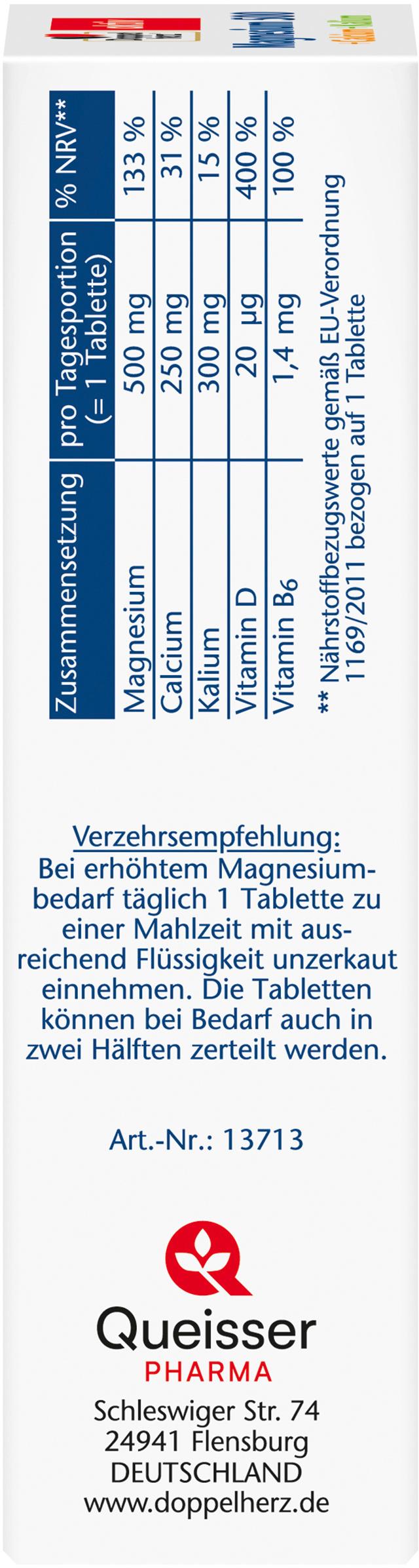 Produktbild Doppelherz Magnesium 500 + Calcium + Kalium 5 von 7