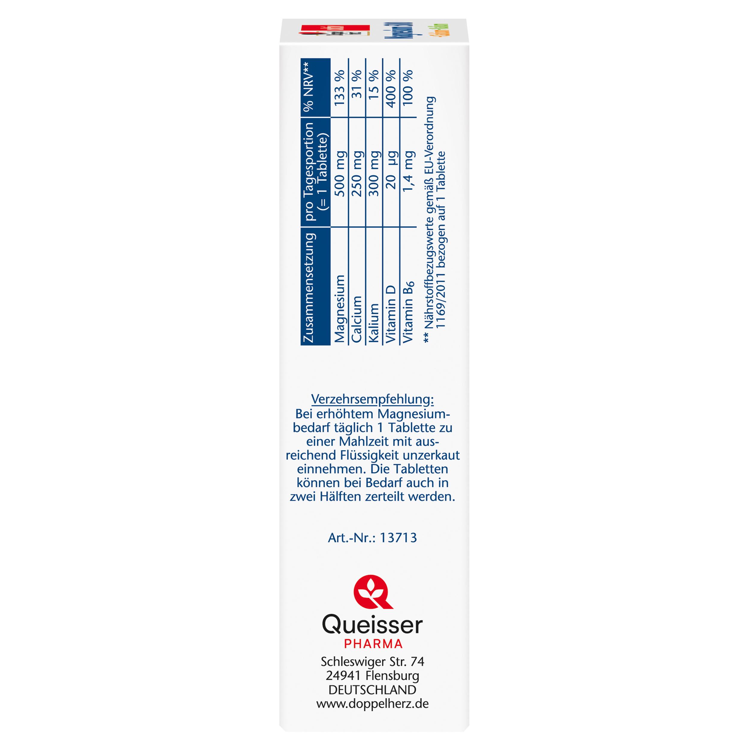 Produktbild Doppelherz Magnesium 500 + Calcium + Kalium 6 von 7