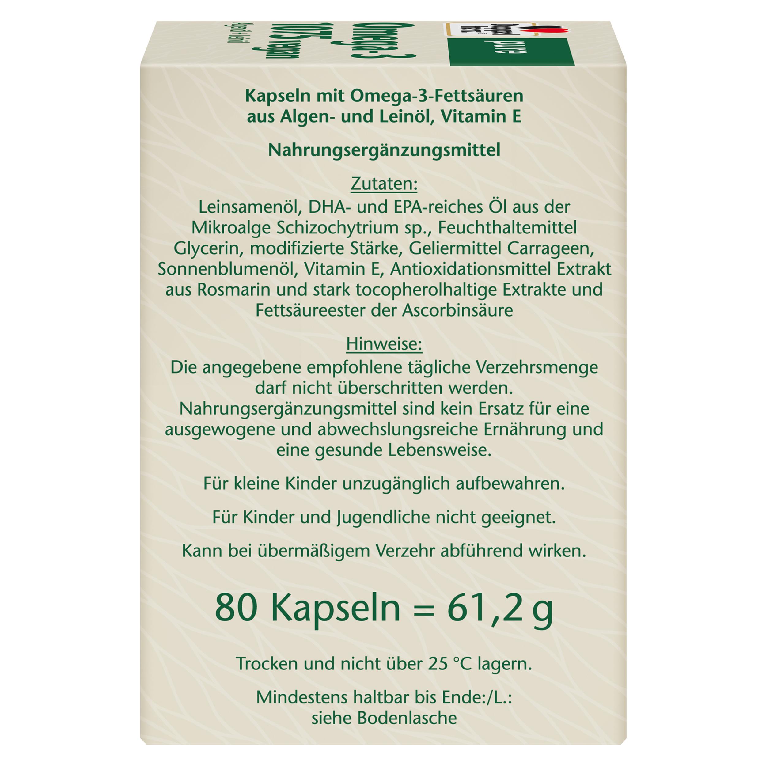 Produktbild Doppelherz pure Omega-3 1075 vegan 4 von 7