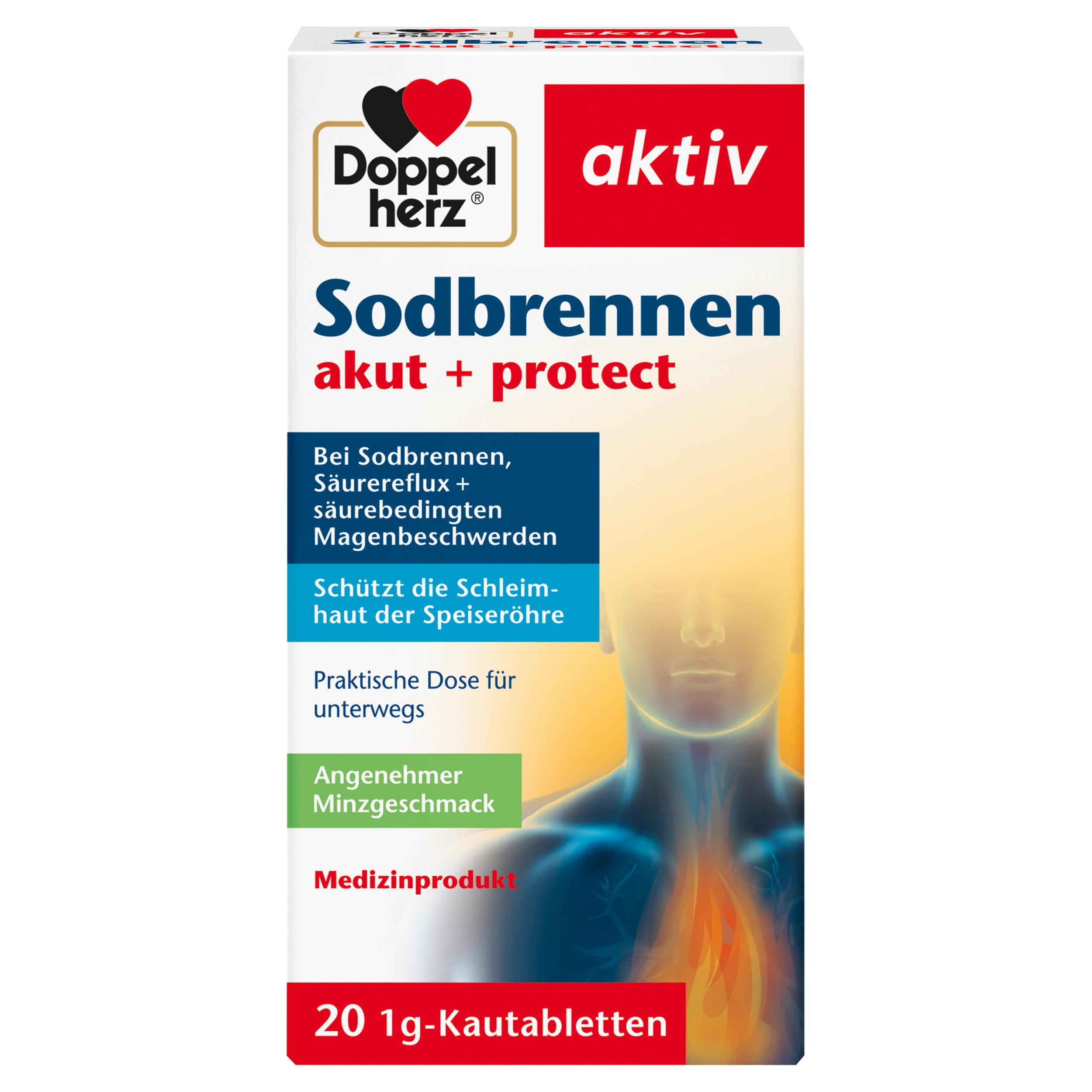 Doppelherz Sodbrennen akut + protect
