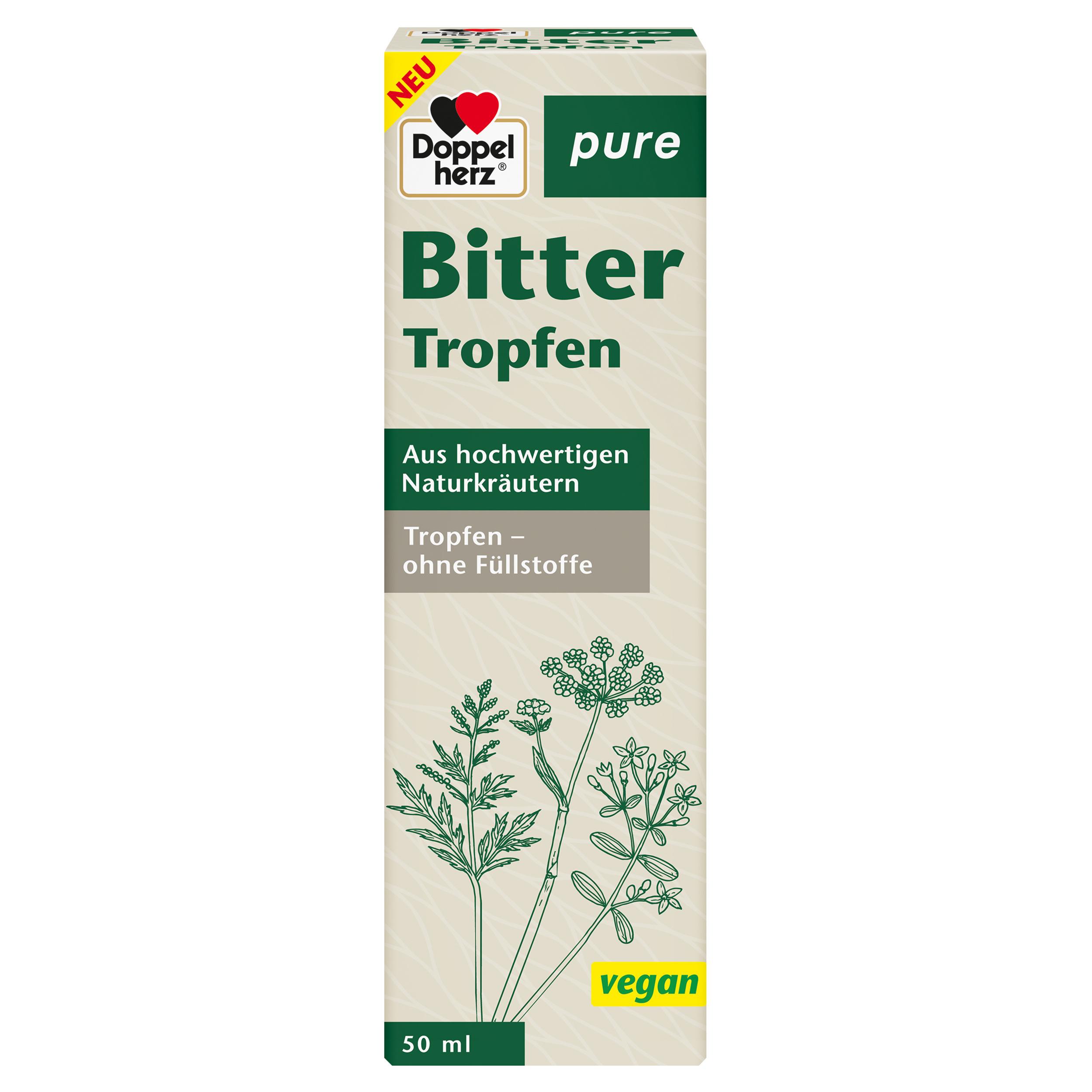 Doppelherz pure Bitter Tropfen 50 ml