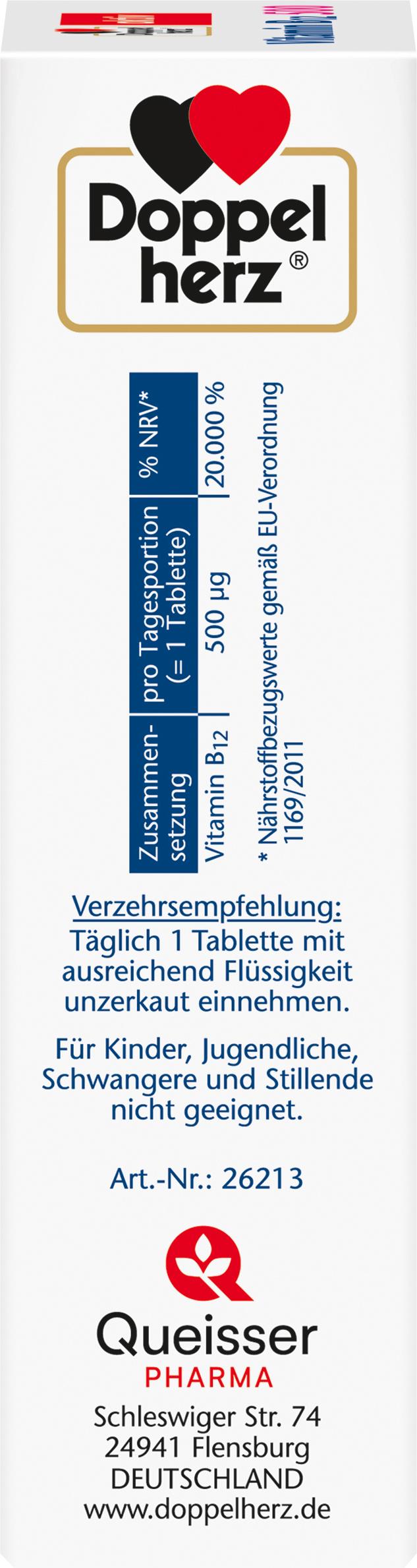 Produktbild Doppelherz Vitamin B12 500 120 Mini-Tabletten 3 von 4