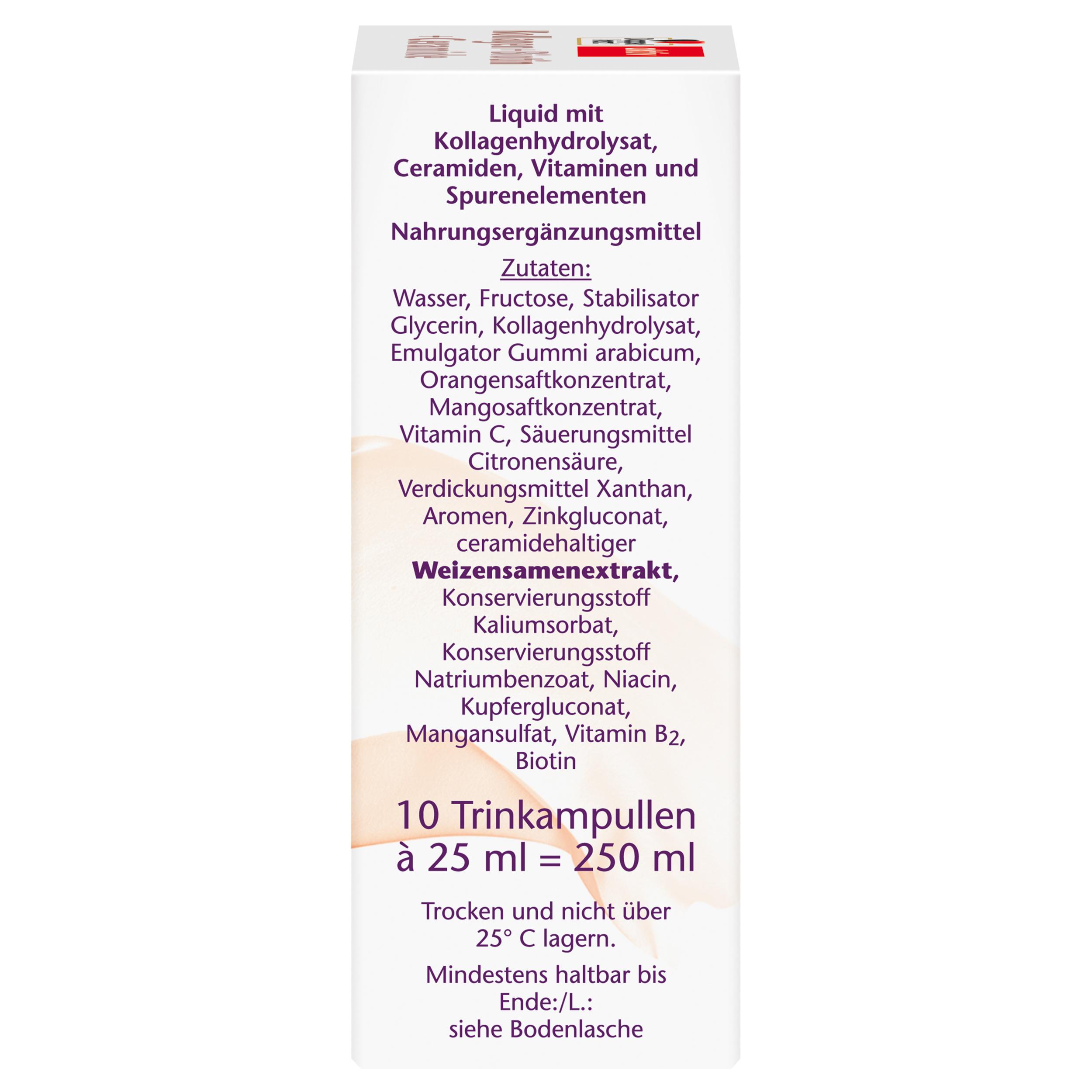 Produktbild Doppelherz Kollagen + Biotin + Ceramide 10 Trinkampullen 3 von 4