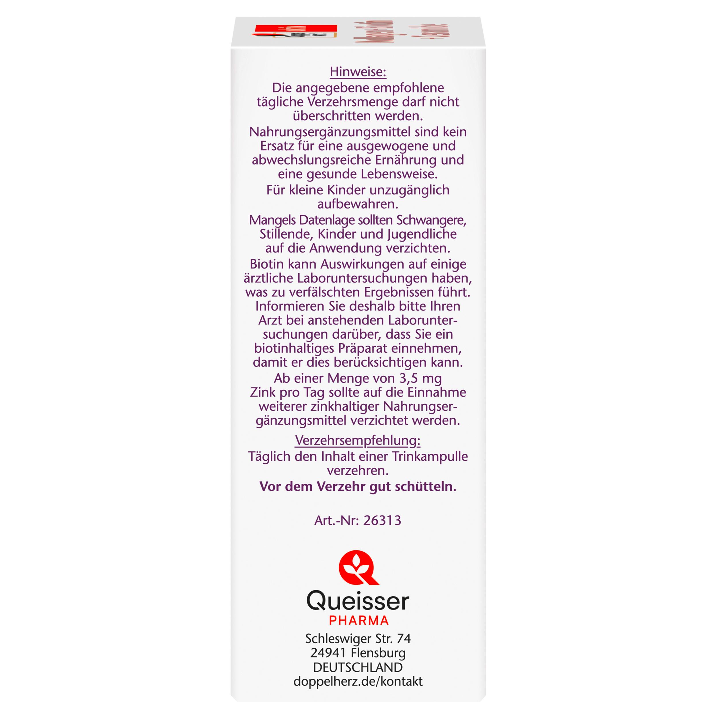 Produktbild Doppelherz Kollagen + Biotin + Ceramide 10 Trinkampullen 4 von 4