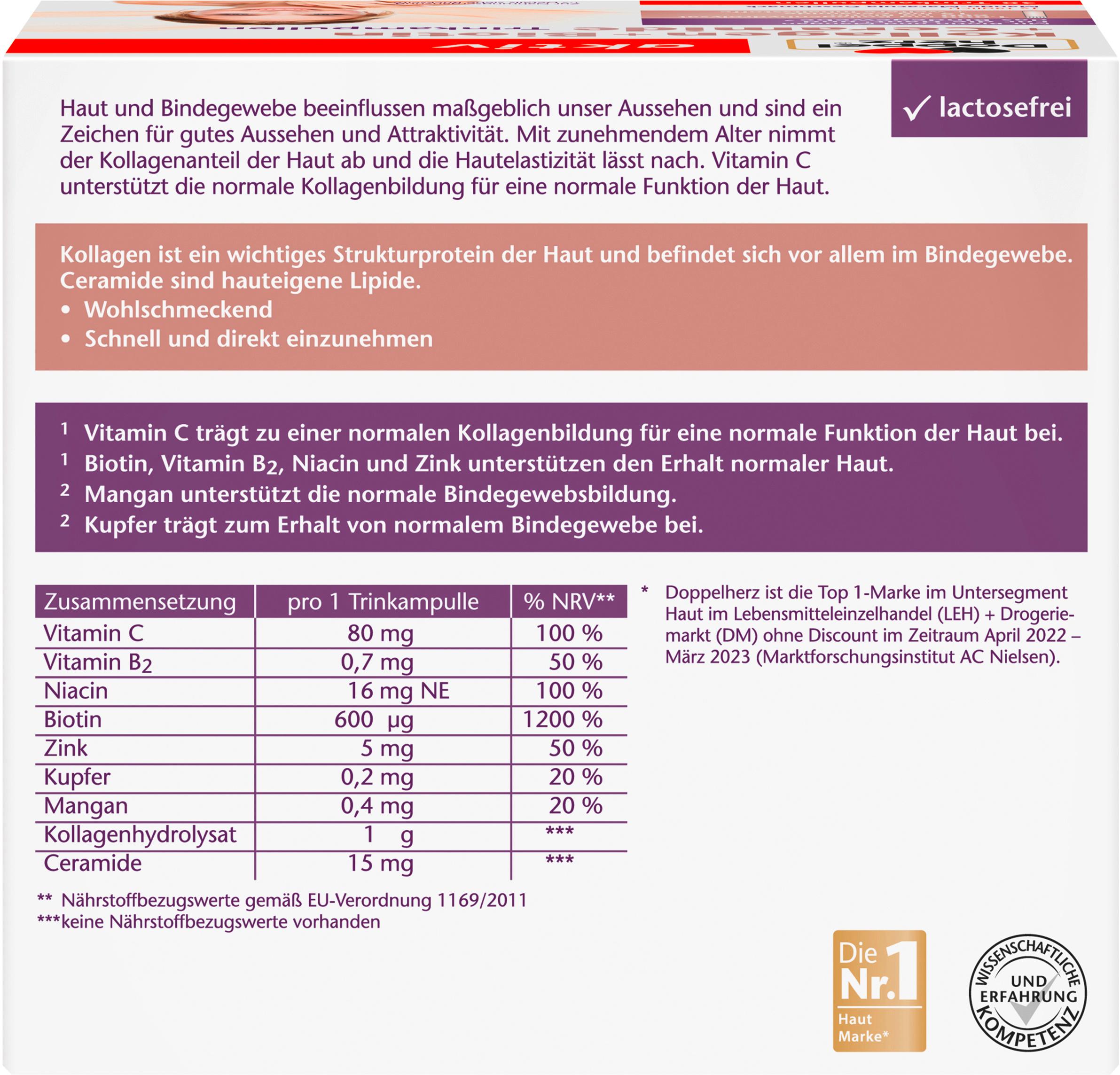 Produktbild Doppelherz Kollagen + Biotin + Ceramide 2 von 4