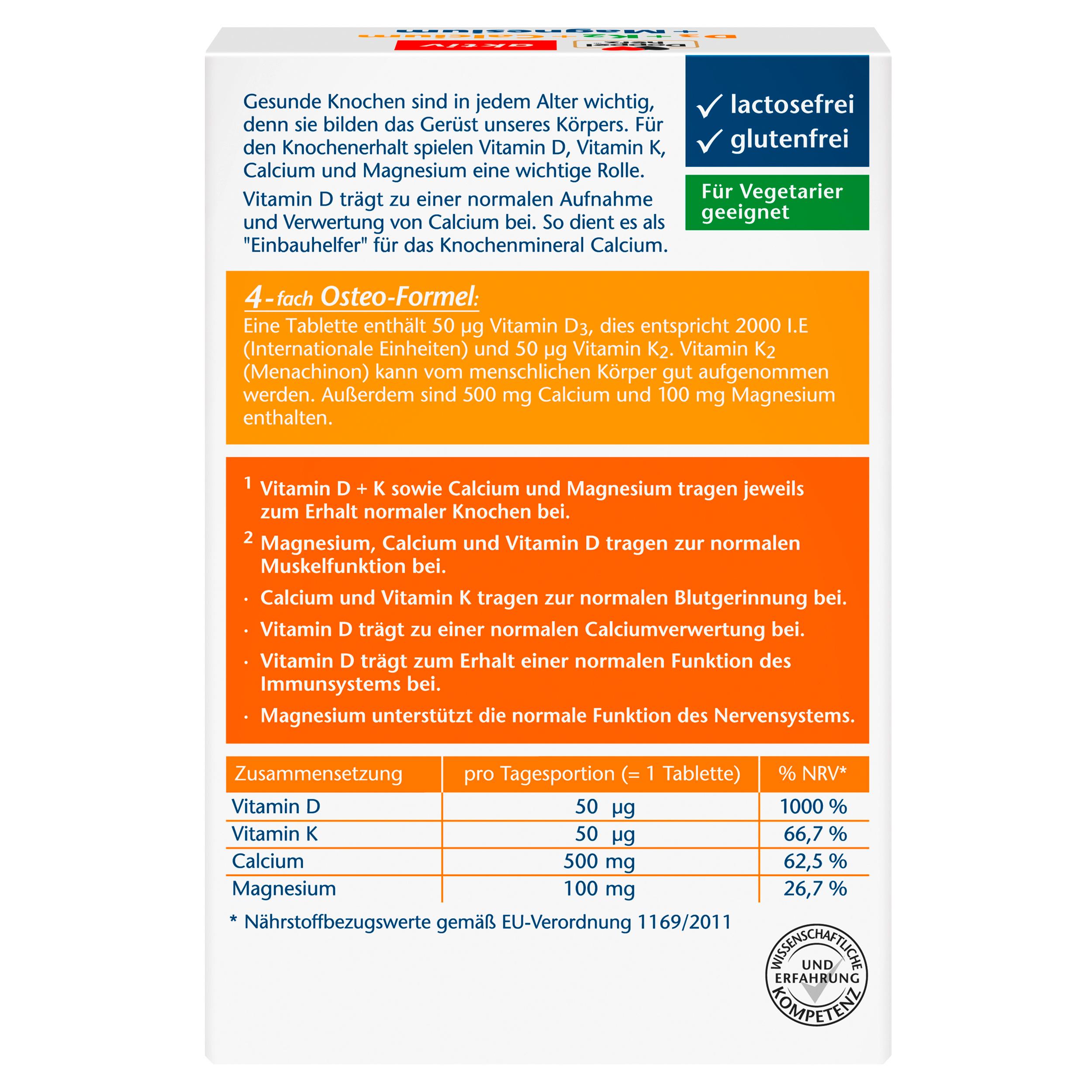 Produktbild Doppelherz D3 + K2 + Calcium + Magnesium 3 von 7
