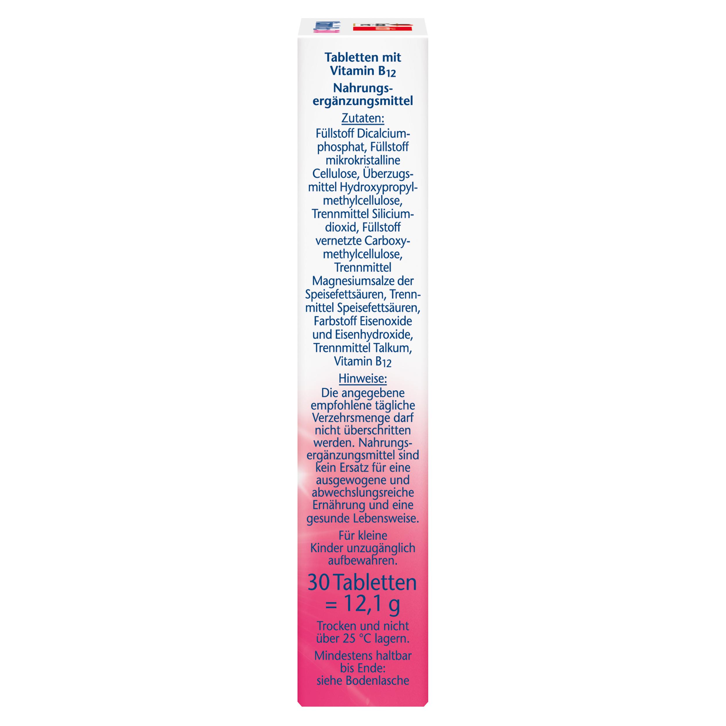 Produktbild Doppelherz Vitamin B12 500 Mini-Tabletten 6 von 6