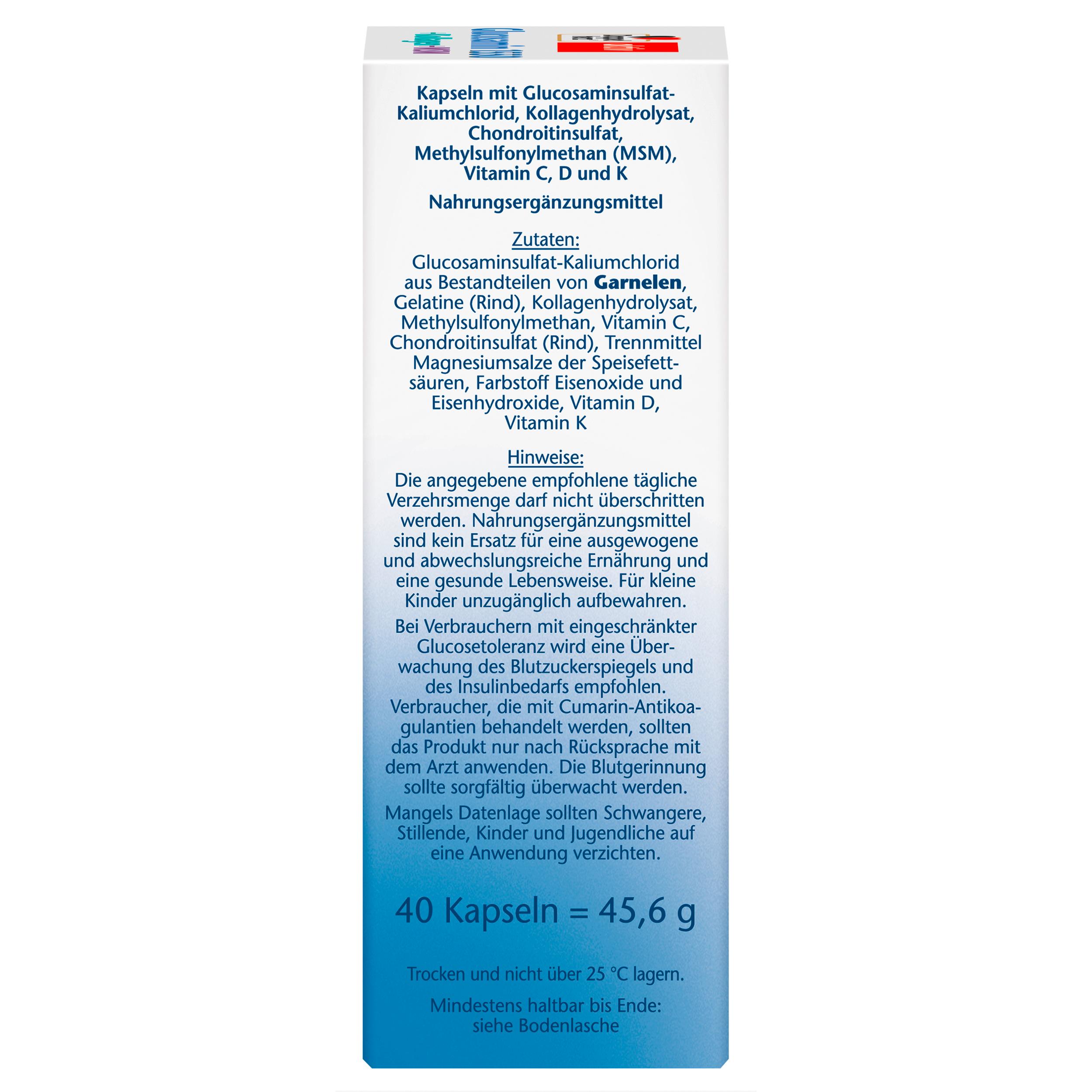 Produktbild Doppelherz Glucosamin 1550 + Kollagen + MSM 3 von 4
