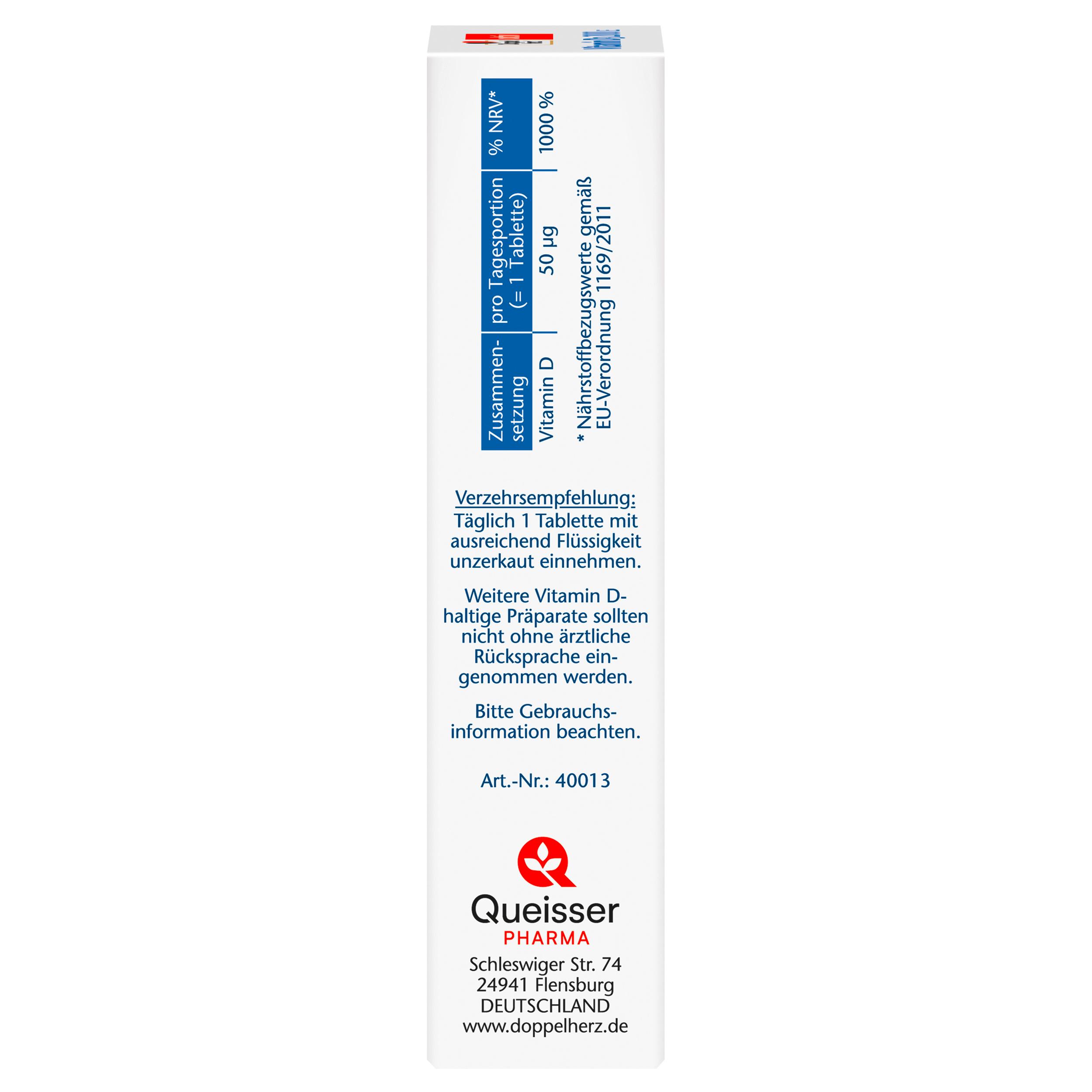 Produktbild Doppelherz Vitamin D3 2000 I.E. 6 von 7