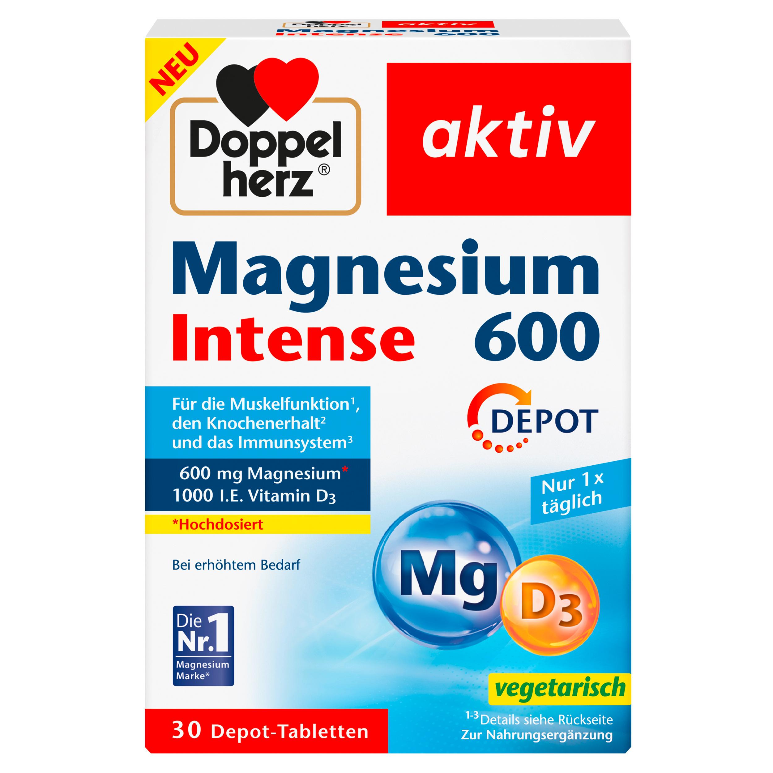 Doppelherz Magnesium Intense 600 Depot