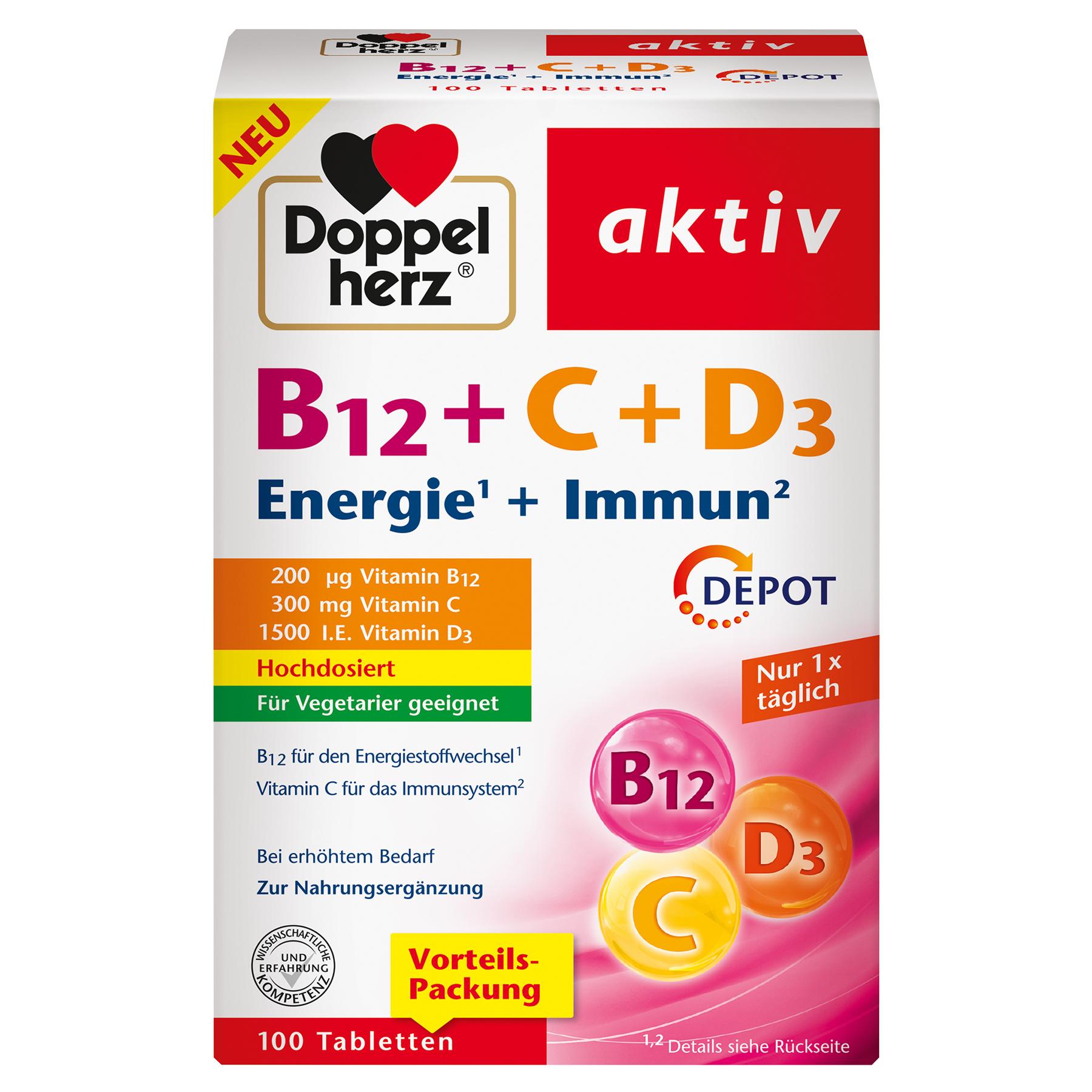Doppelherz B12 + C + D3 DEPOT