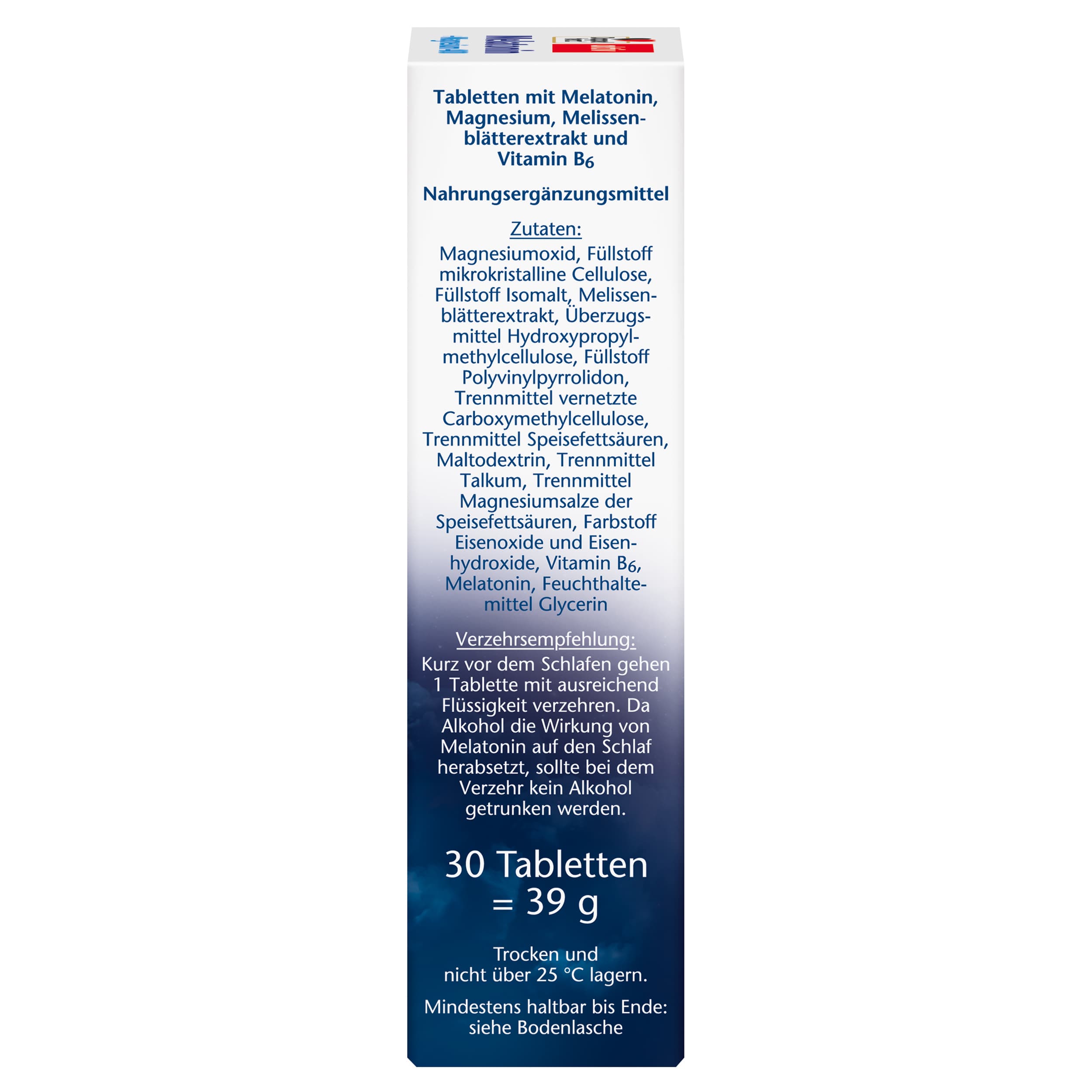 Produktbild Doppelherz Melatonin + Magnesium 400 4 von 4
