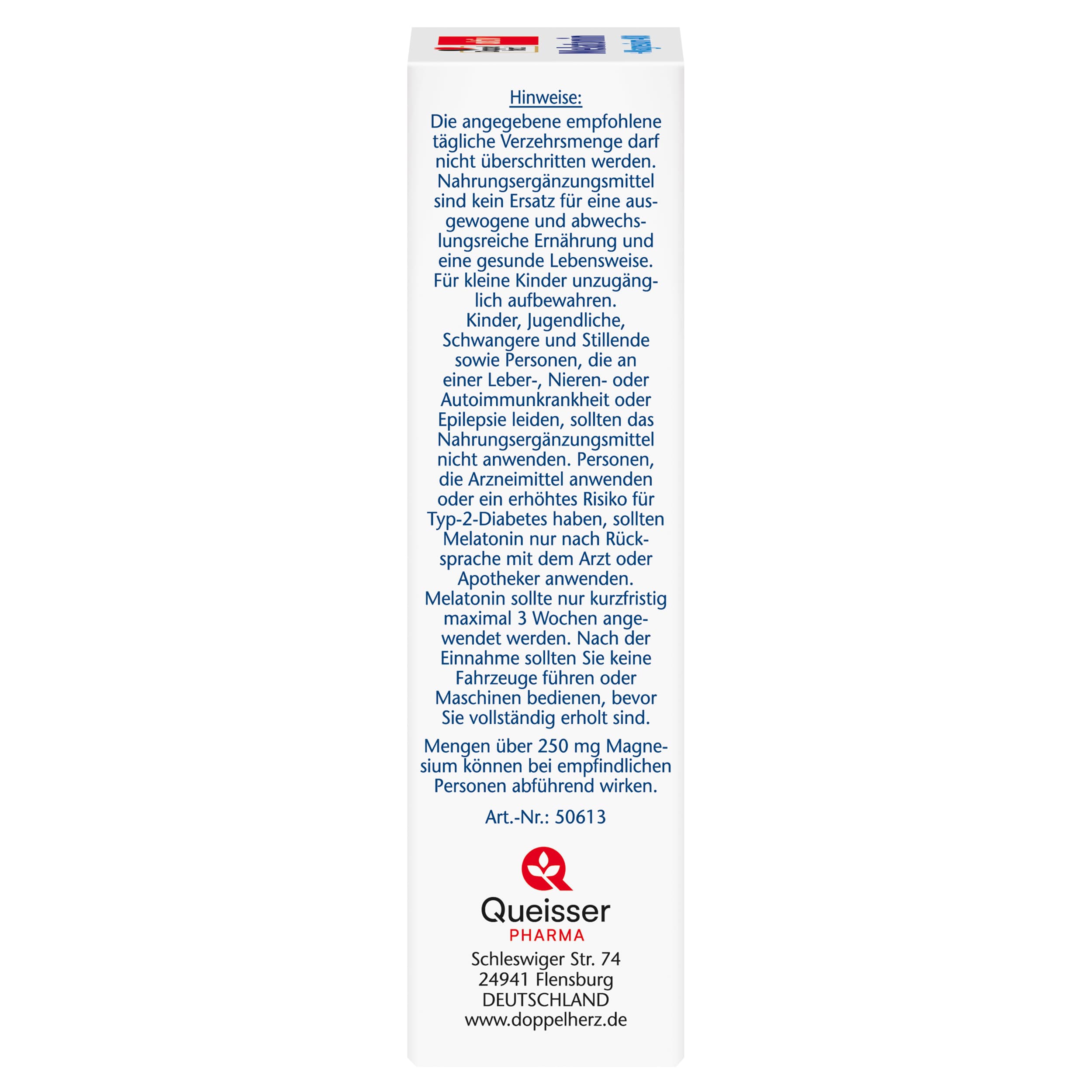 Produktbild Doppelherz Melatonin + Magnesium 400 3 von 4