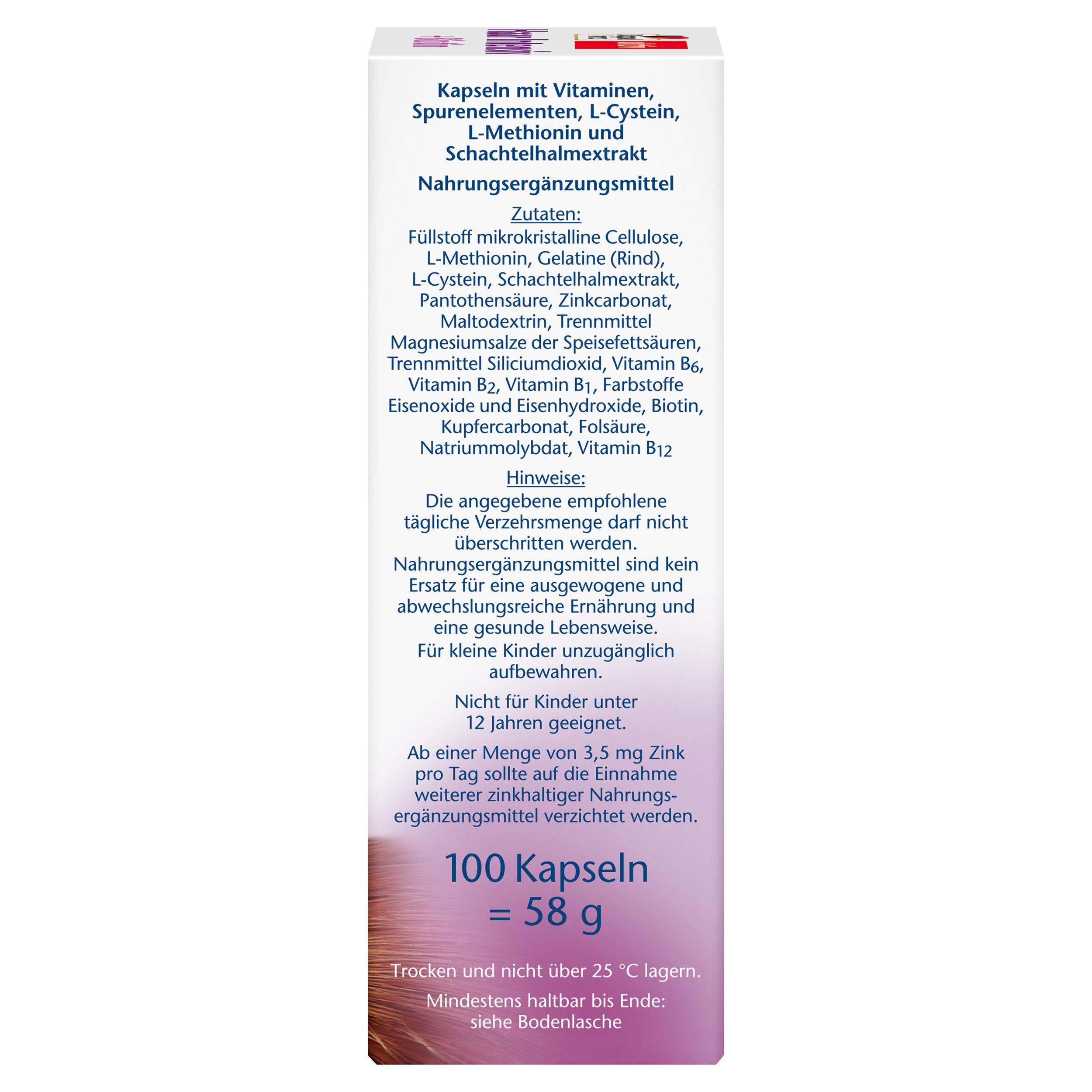 Produktbild Doppelherz Haar Intensiv + Biotin 100 Kapseln 6 von 7