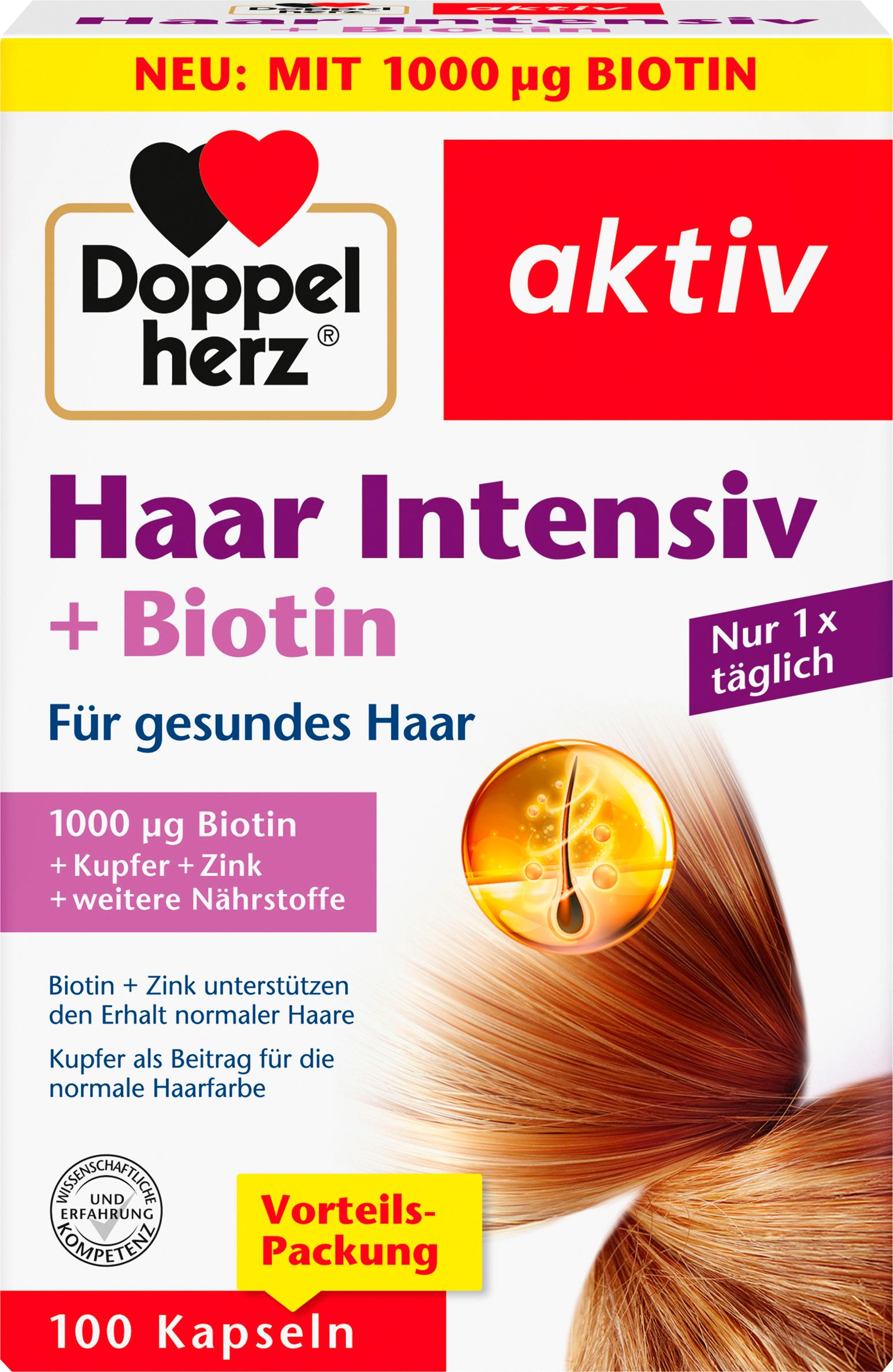 Doppelherz Haar Intensiv + Biotin 100 Kapseln