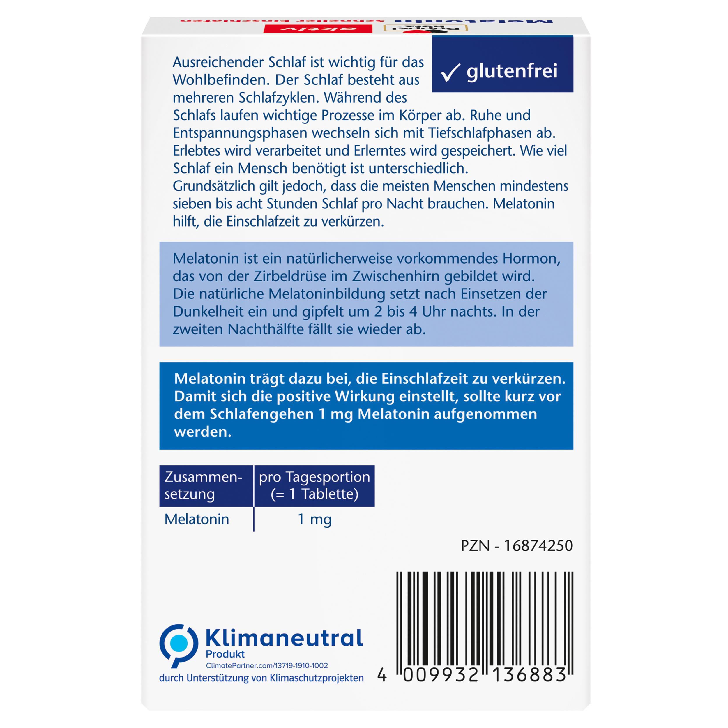 Produktbild Doppelherz Melatonin Schneller Einschlafen 2 von 4