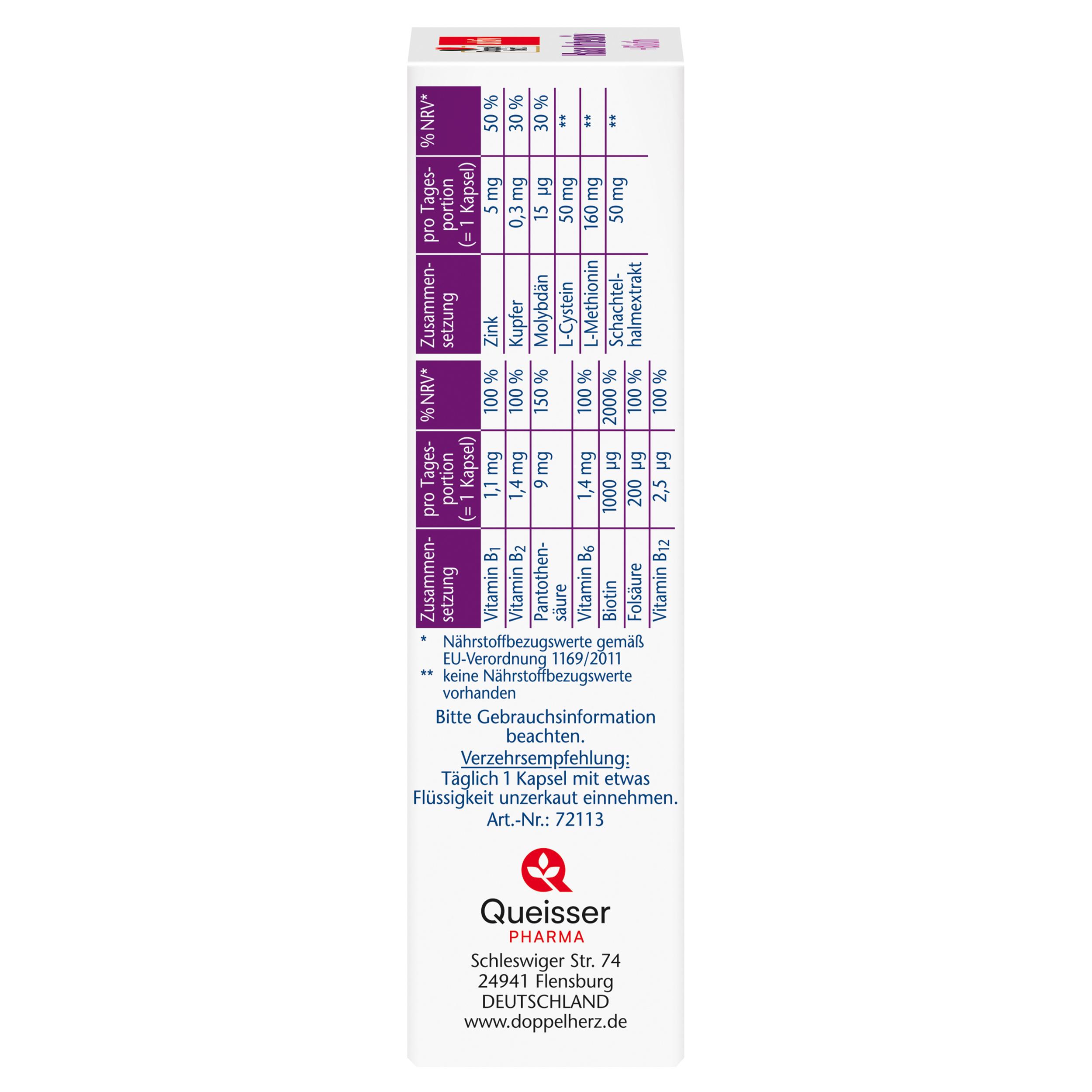 Produktbild Doppelherz Haar Intensiv + Biotin 4 von 4
