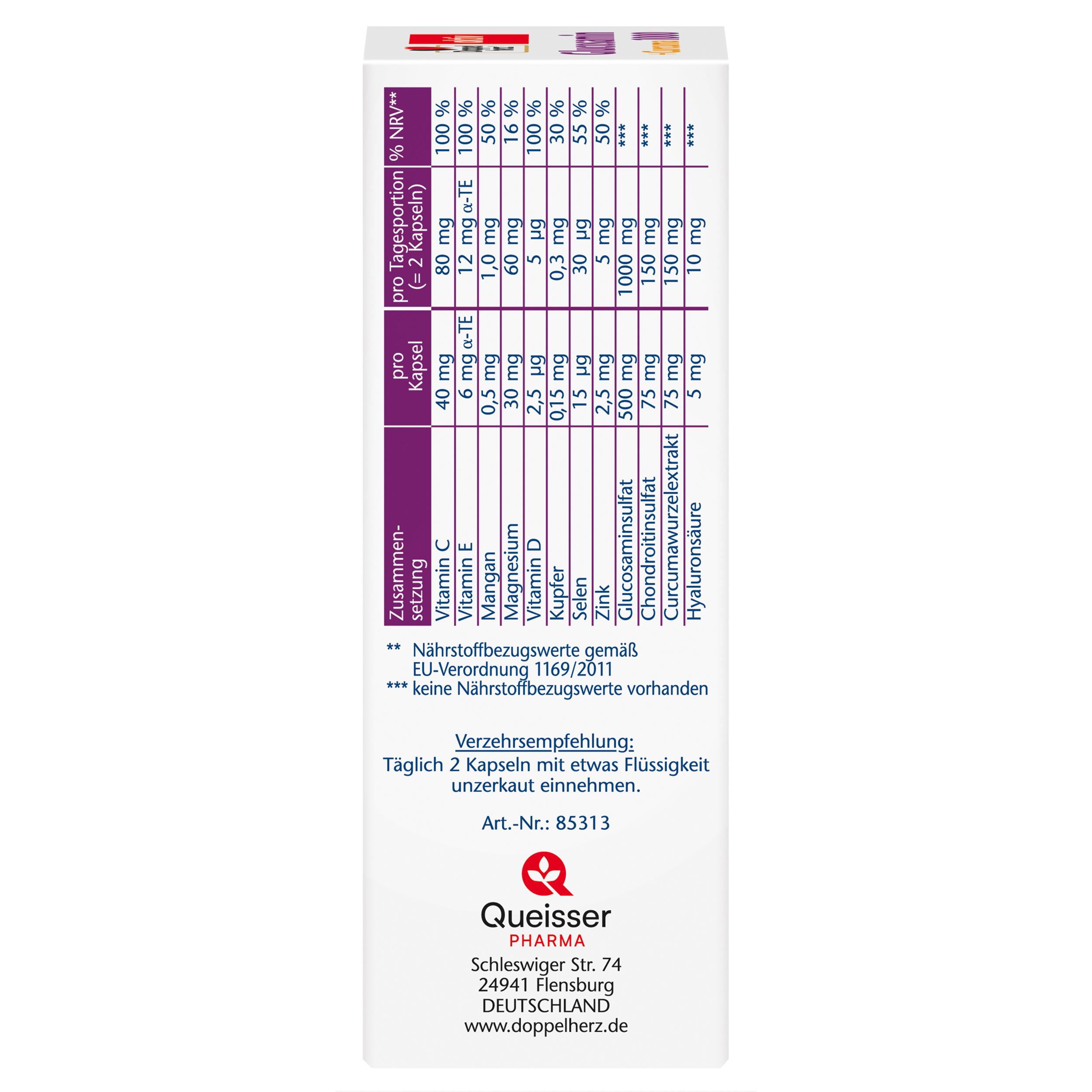 Produktbild DH Glucosamin 1000+Curcuma 40 Kps. 4 von 4