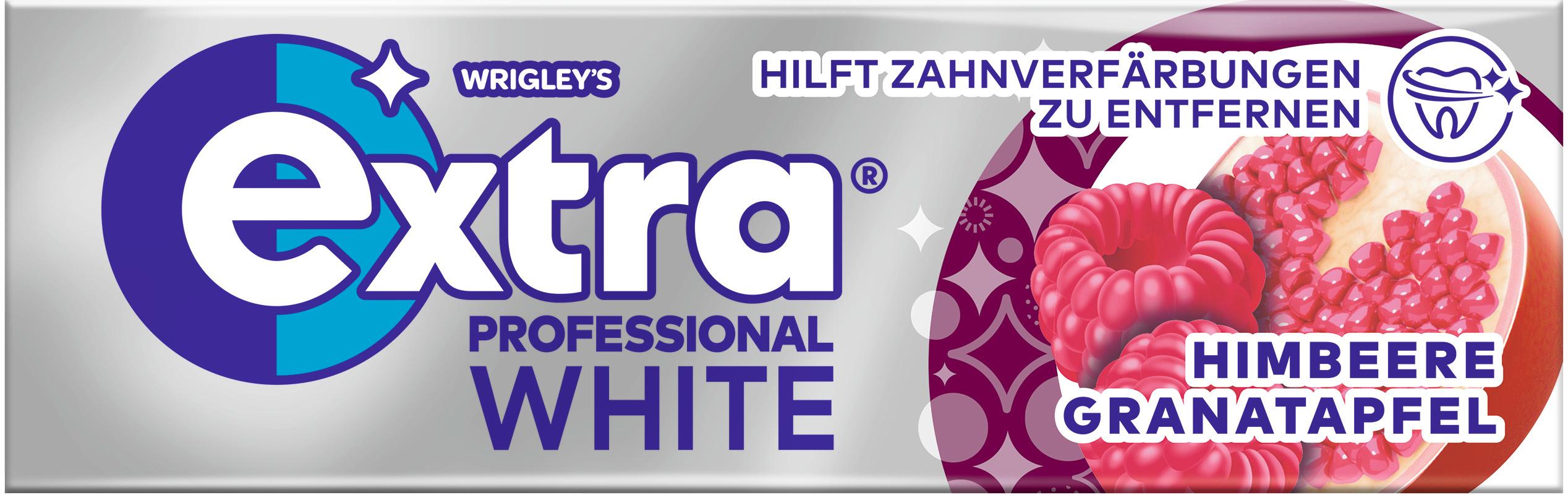 Wrigley's Extra® Professional White Himbeere Granatapfel