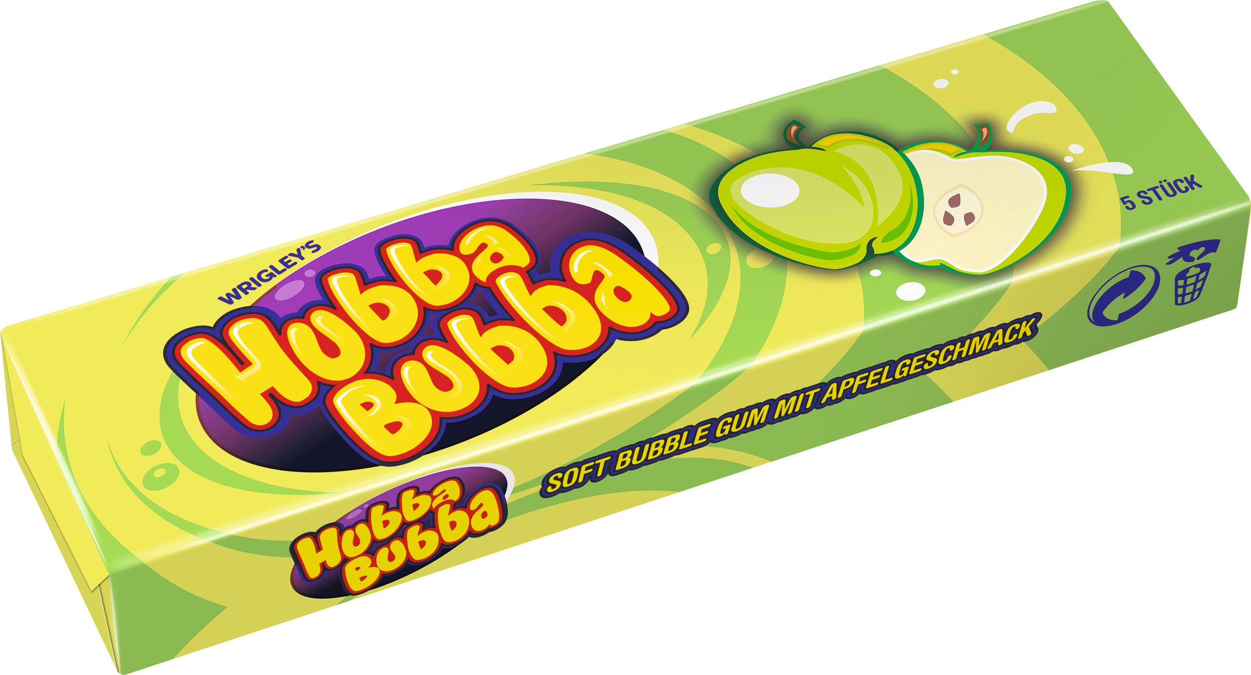 Produktbild Wrigley's Hubba Bubba Apfel 2 von 3