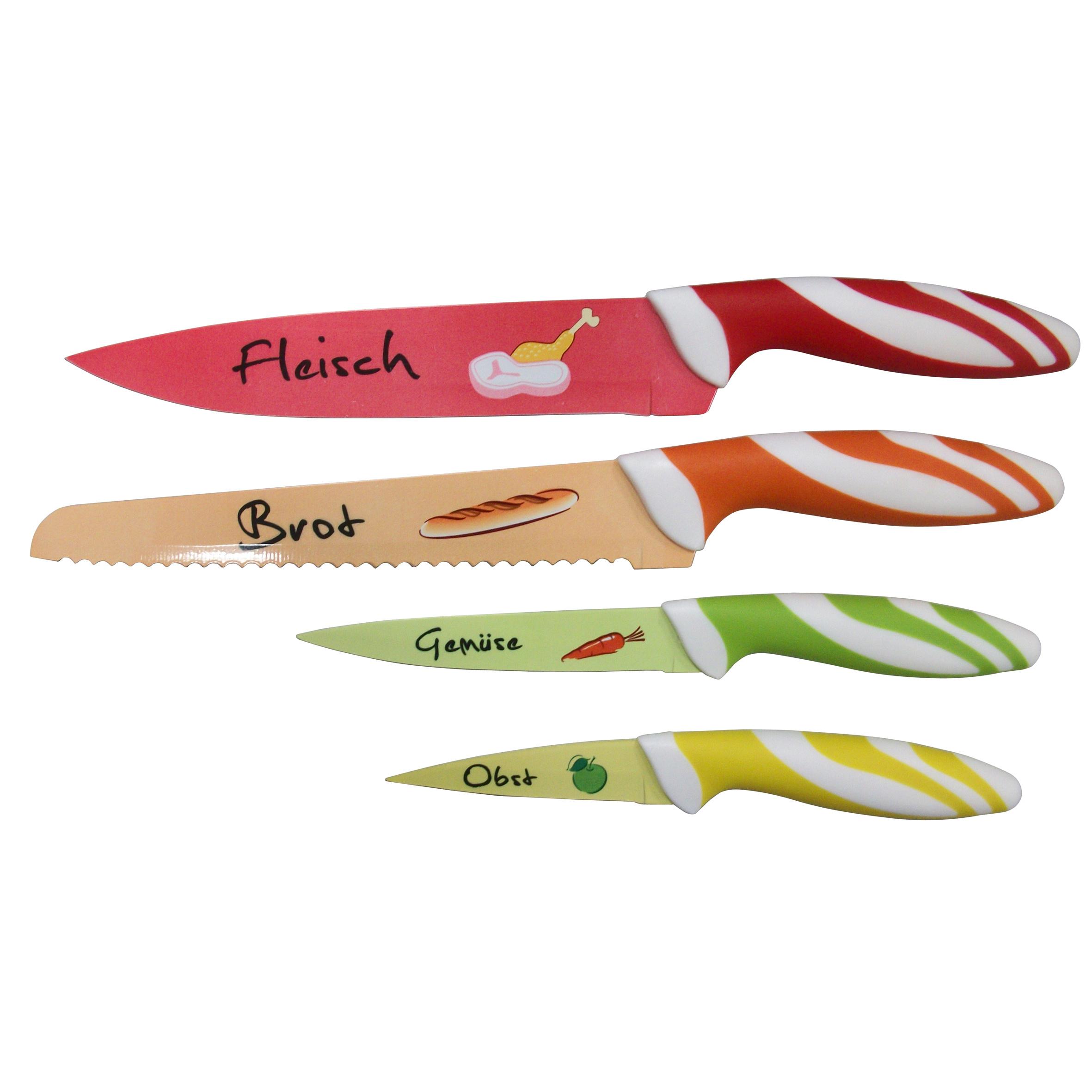 axentia Messer Set mit Motiven 4-tlg.