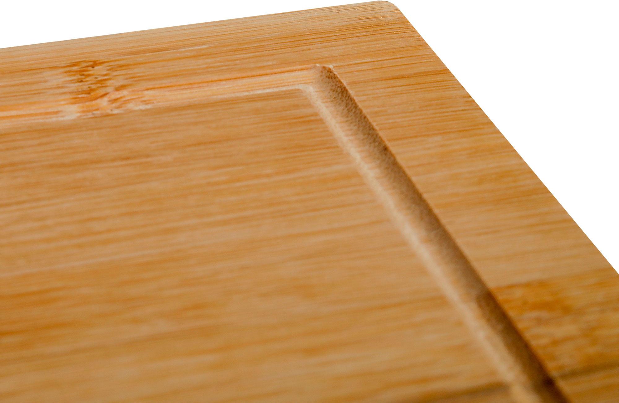 Produktbild axentia Schneidbrett Bambus mit Saftrille 54x28cm 2 von 7