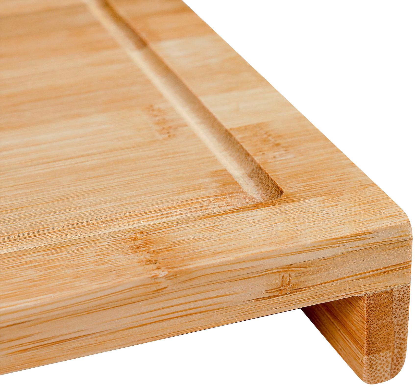 Produktbild axentia Schneidbrett Bambus mit Saftrille 54x28cm 7 von 7