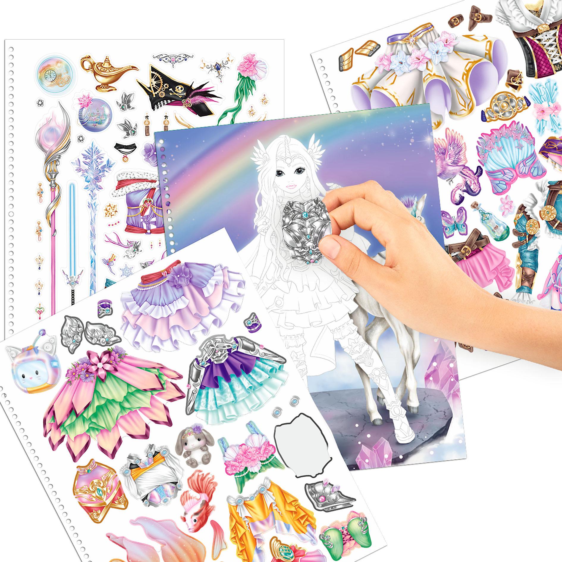 Produktbild TOPModel Create your TOP Model - Malbuch mit Stickern Fantasy 6 von 7