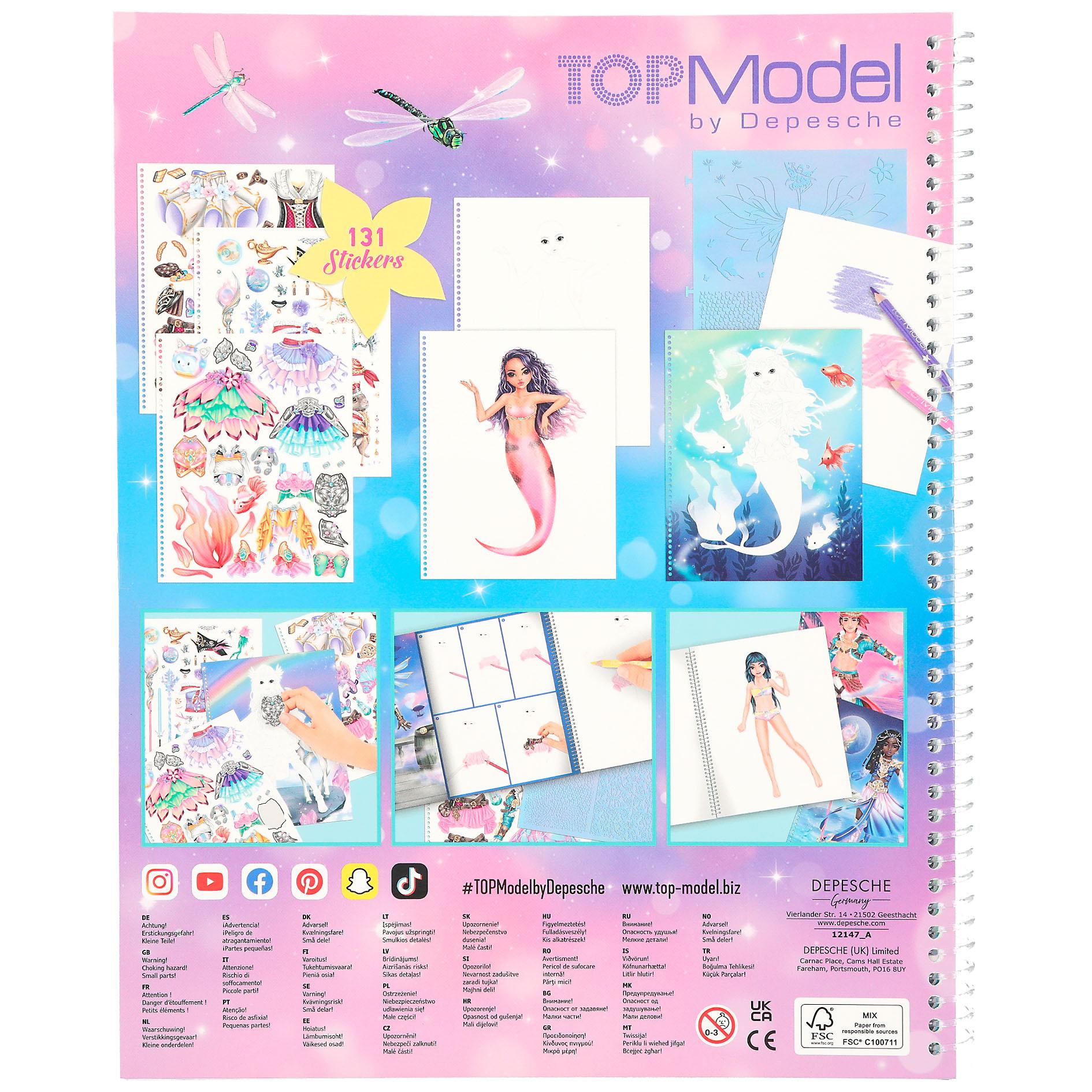 Produktbild TOPModel Create your TOP Model - Malbuch mit Stickern Fantasy 5 von 7