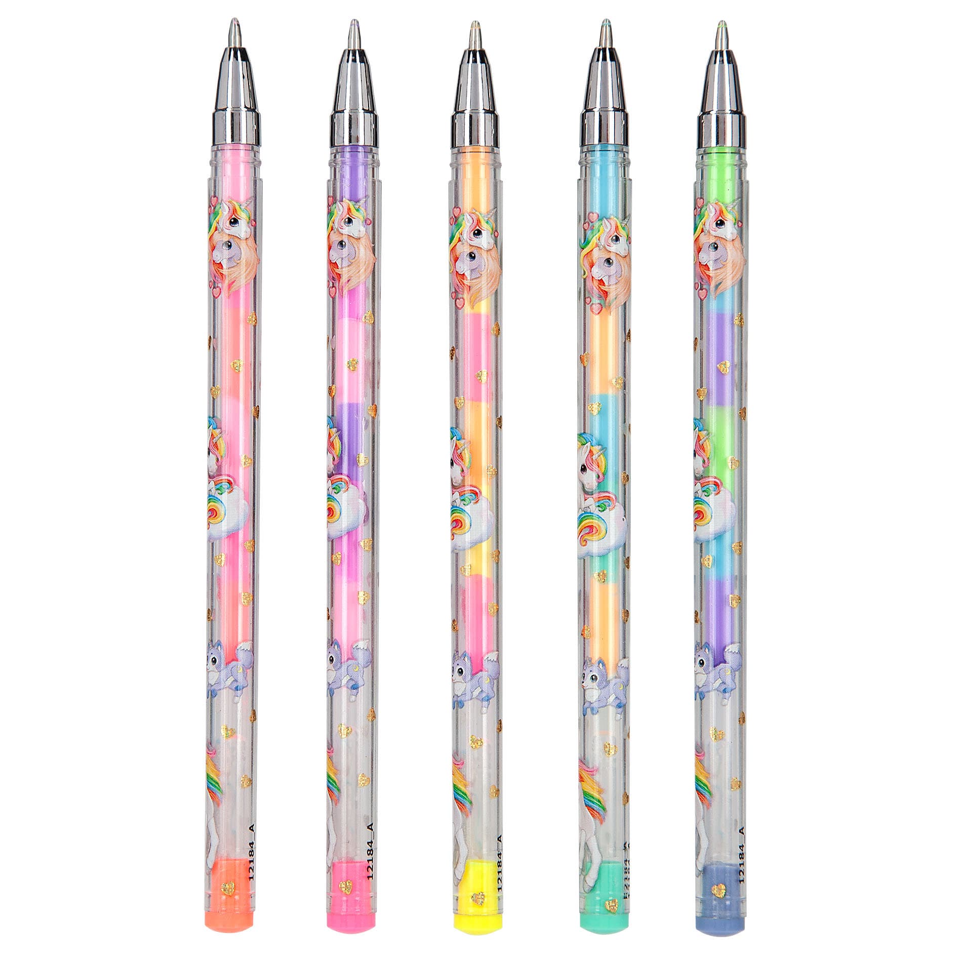 Ylvi Gelstifte-Set in 5 Regenbogenfarben