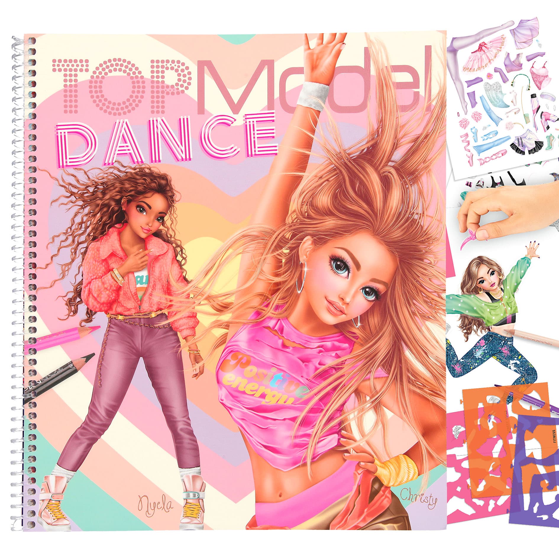 TOPModel DANCE Malbuch