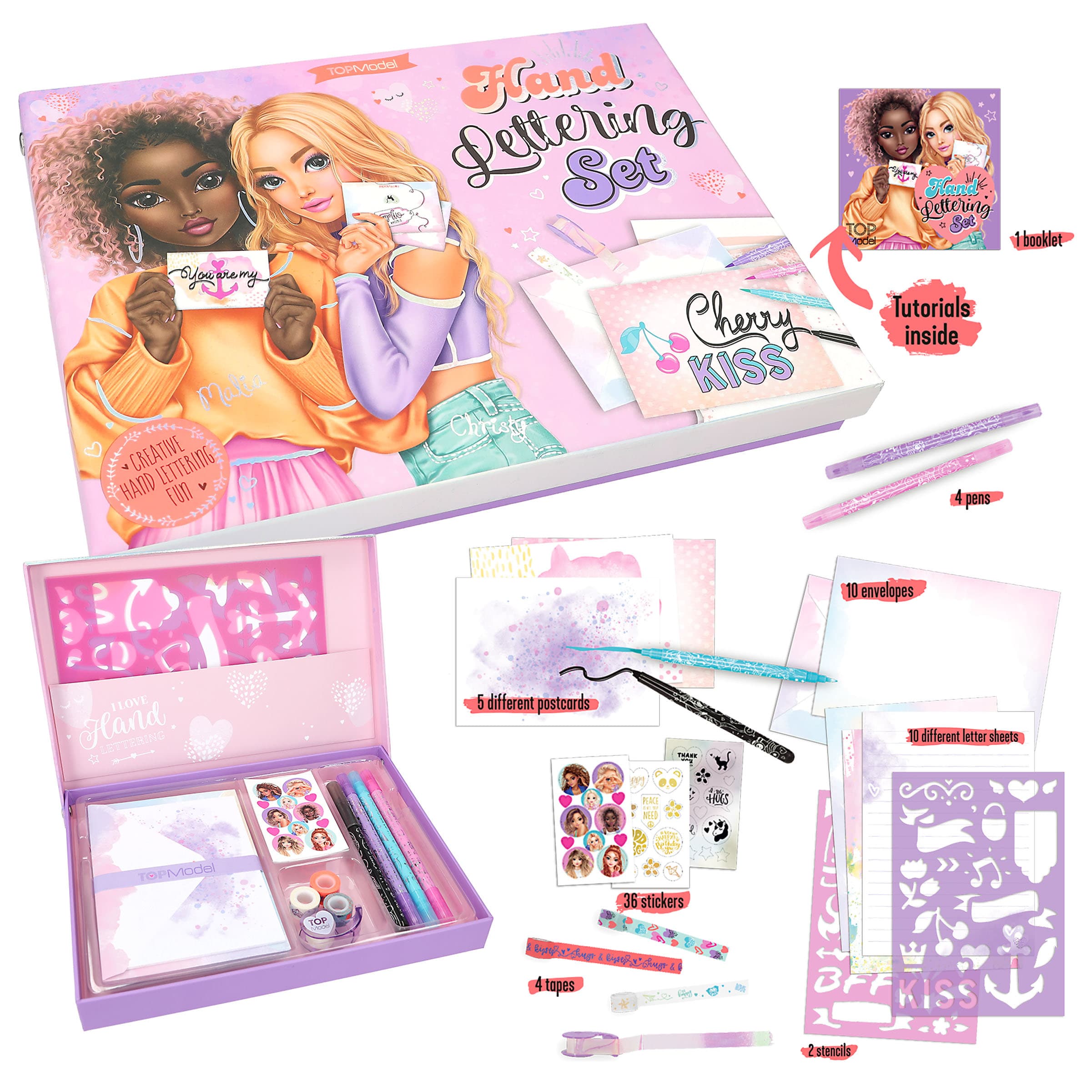 TOPModel Briefbox Handlettering