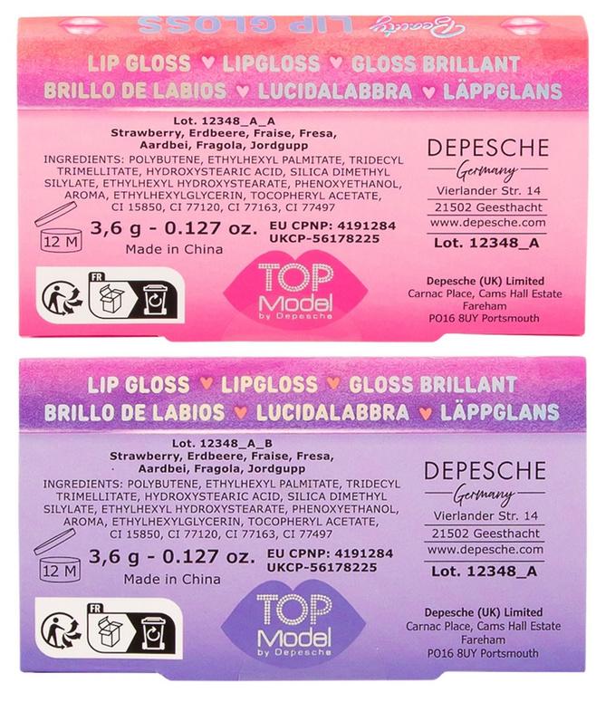 Produktbild TOPModel Lipgloss Lippen BEAUTY and ME sortiert 2 von 4