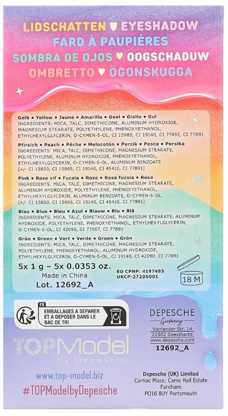 Produktbild TOPModel Lidschatten Set BEAUTY and ME 3 von 4