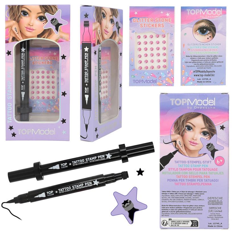 Produktbild TOPModel Tattoostift mit Glitzersteinen BEAUTY and ME sortiert 4 von 5