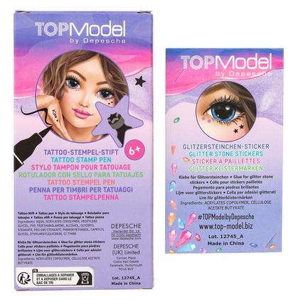 Produktbild TOPModel Tattoostift mit Glitzersteinen BEAUTY and ME sortiert 3 von 5