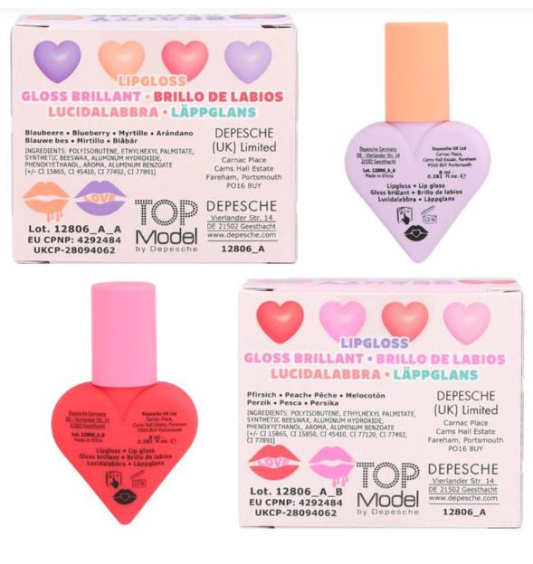 Produktbild TOPModel Lipgloss Sweet Heart BEAUTY and ME sortiert 2 von 5