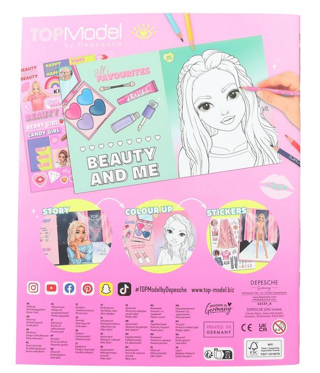 Produktbild TOPModel Malbuch BEAUTY and ME 6 von 6