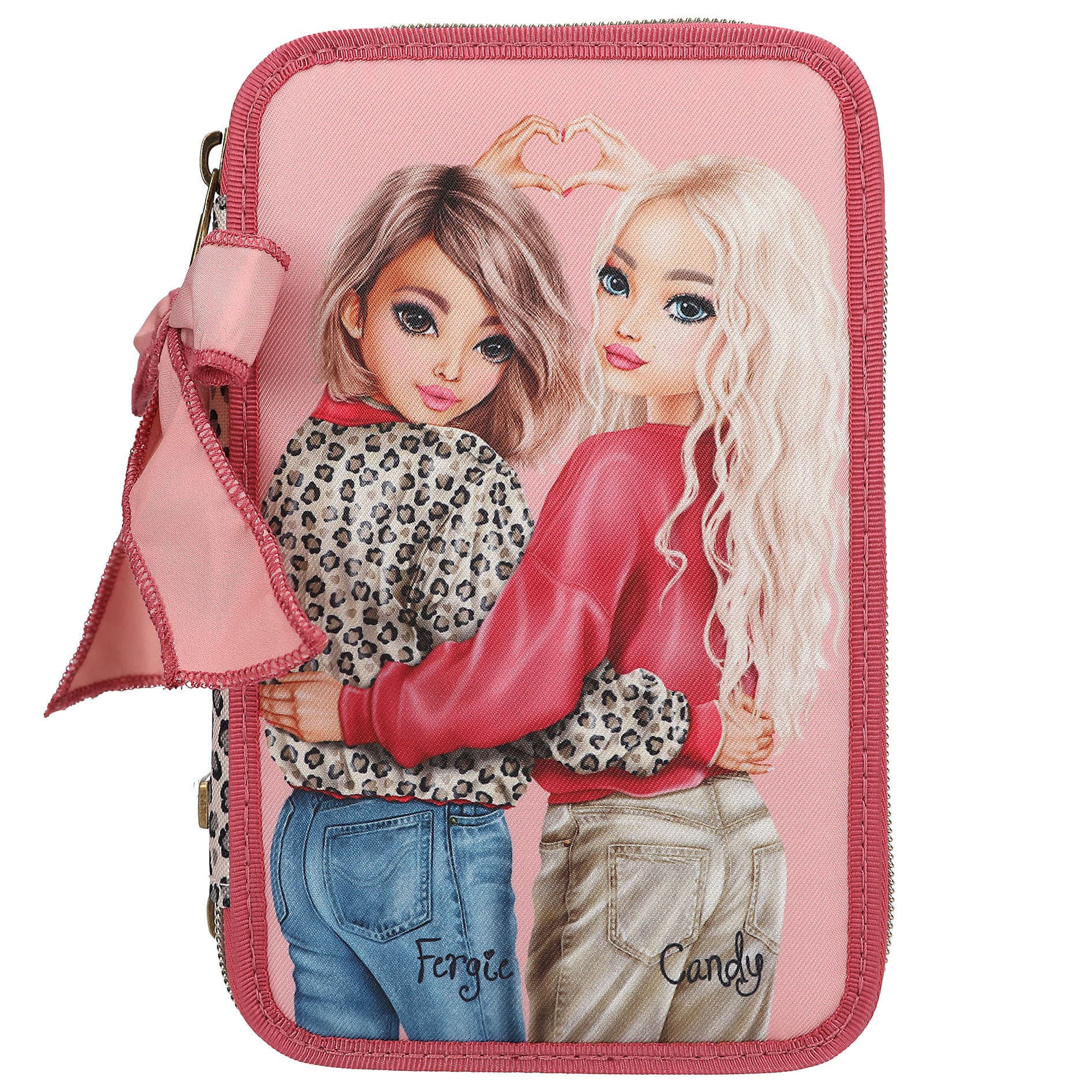 TOPModel 3 Fach Federtasche LEOHEART