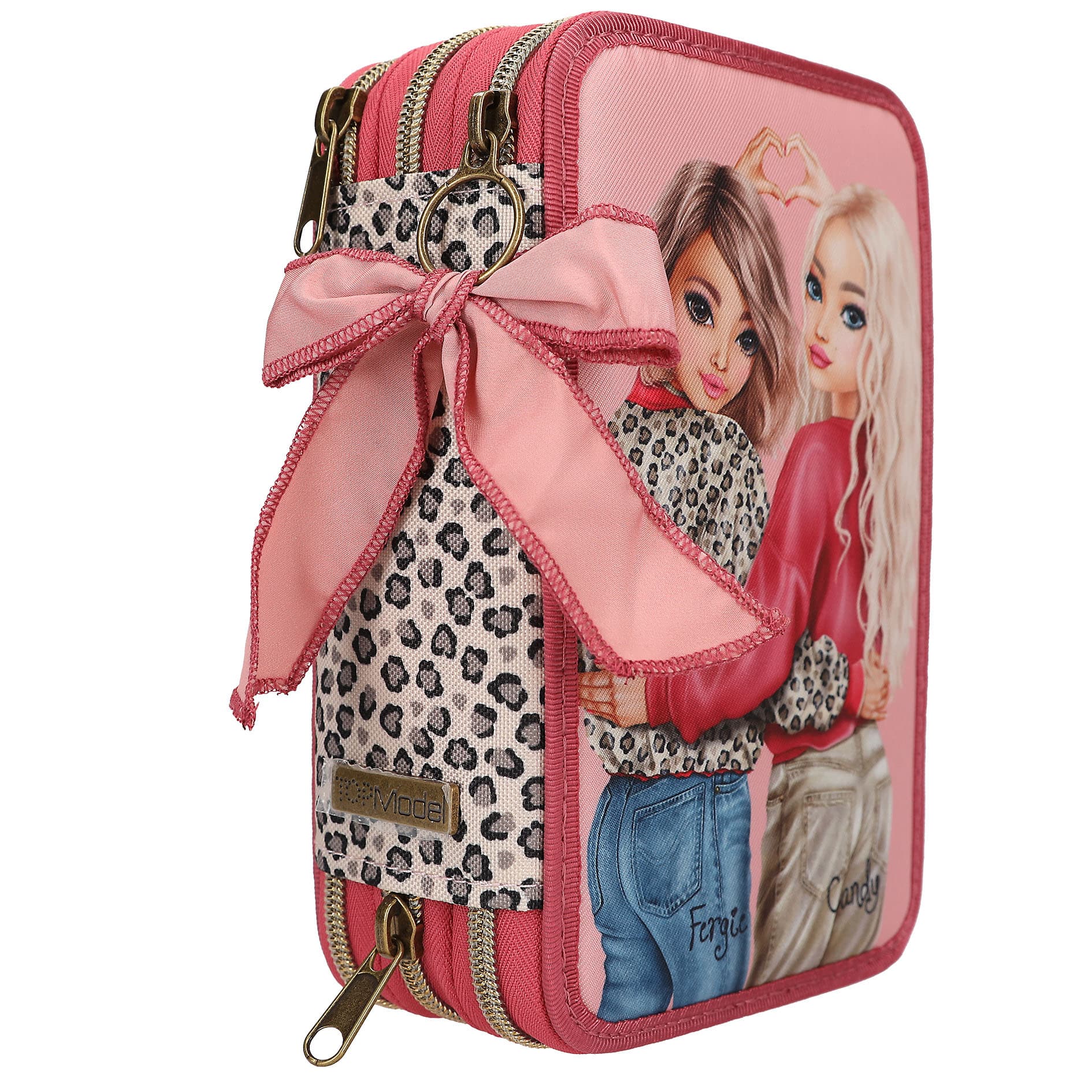TOPModel 3 Fach Federtasche LEOHEART