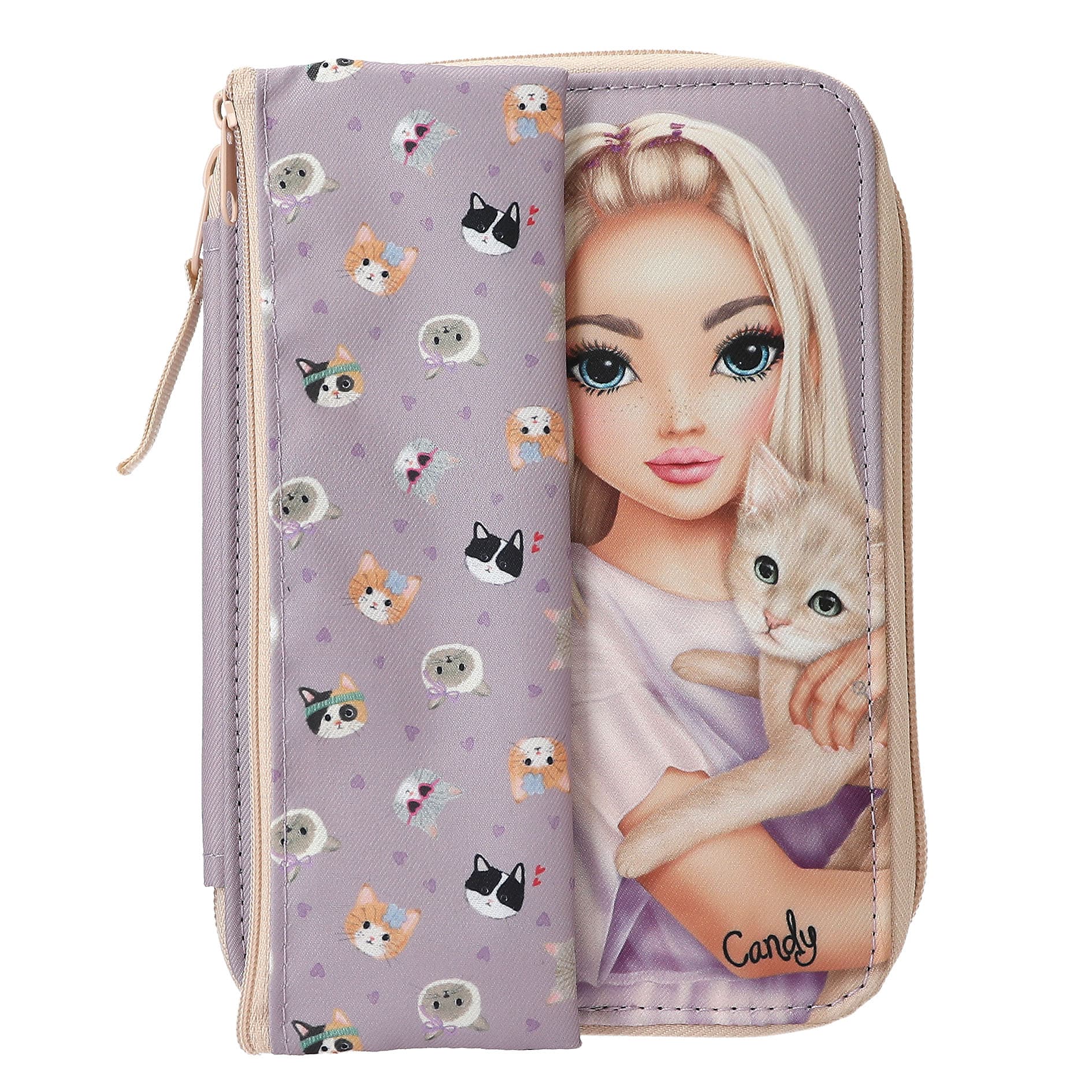 TOPModel Basic Duo Federtasche  Katze KITTY and DOGGY