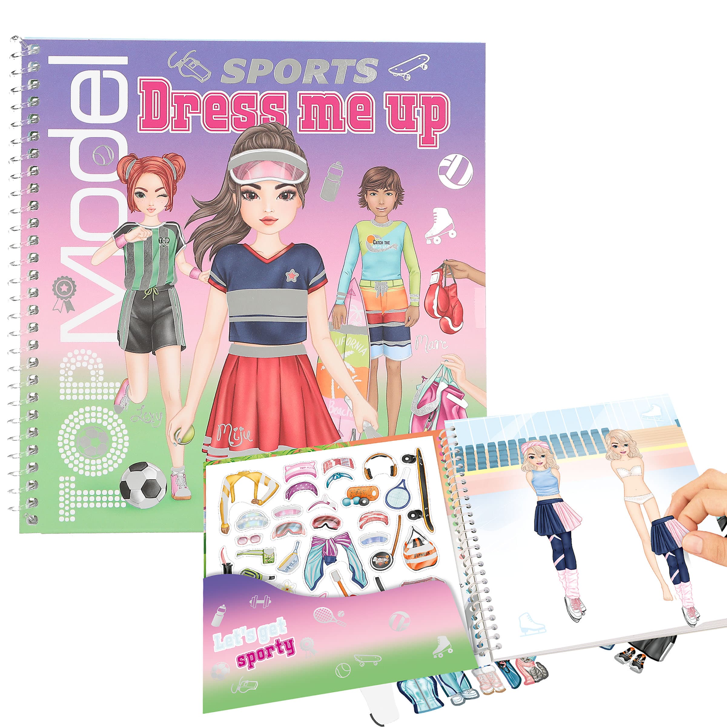 TOPModel Dress Me Up Stickerbuch Sports