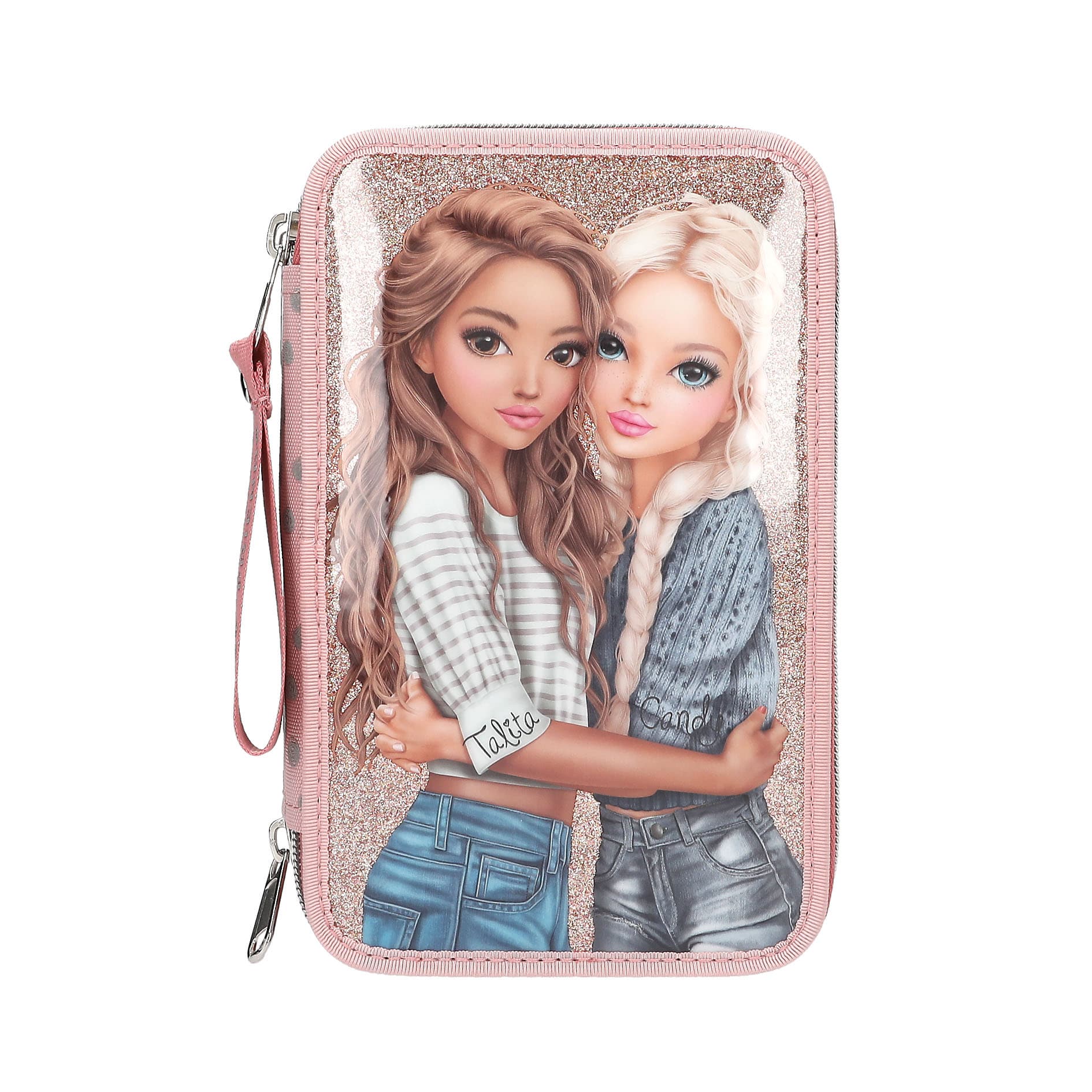 TOPModel 3 Fach Federtasche DOTS