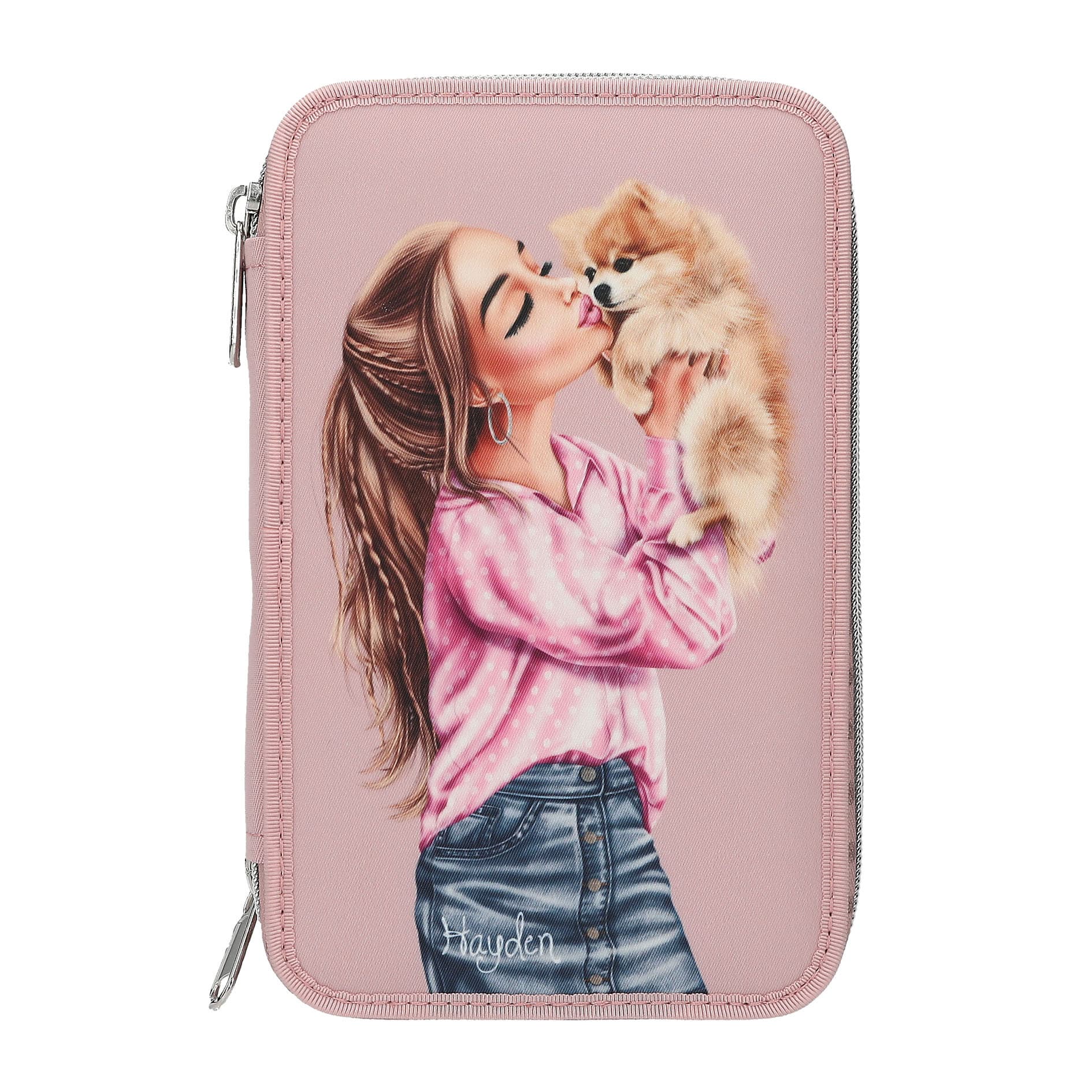 TOPModel 2 Fach Federtasche DOTS