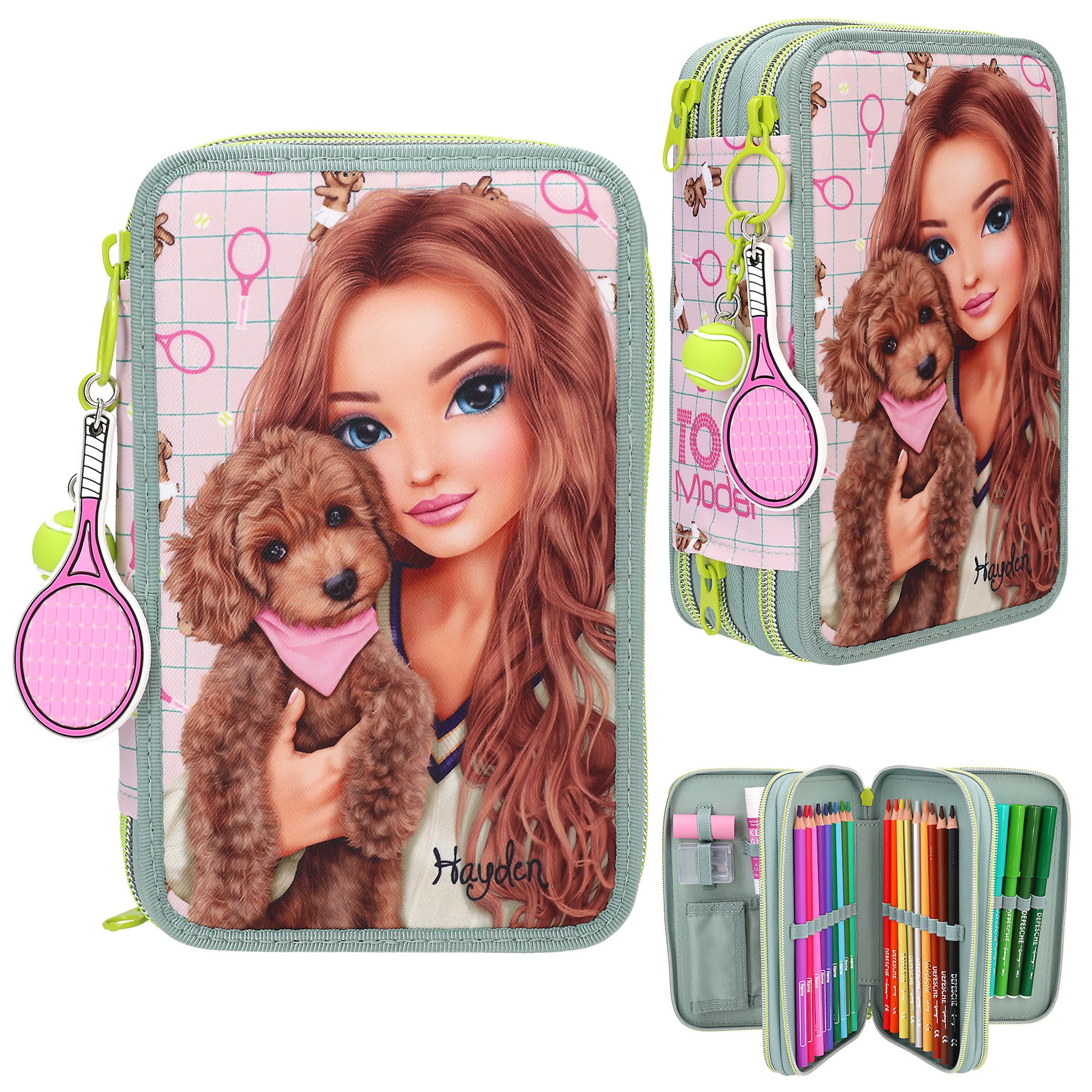 TOPModel  3 Fach Federtasche SPORTIQUE