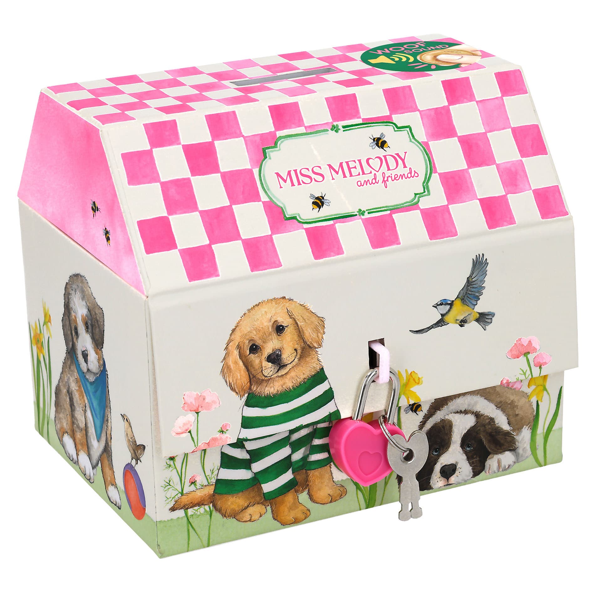 Miss Melody Spartruhe mit Sound Hund 