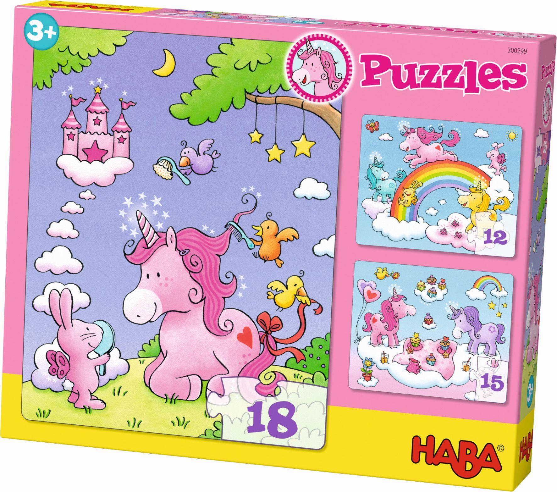 HABA Puzzles Einhorn Glitzerglück 300299