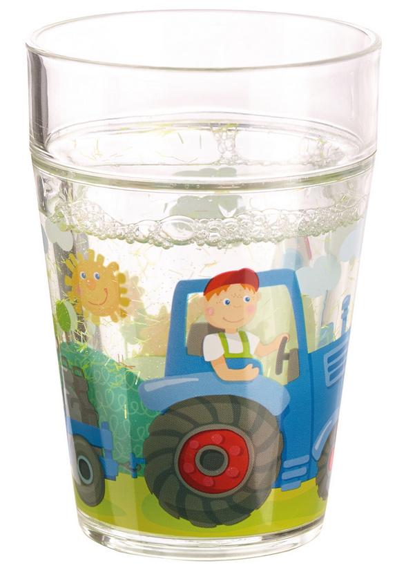 HABA Glitzerbecher Traktor 302831